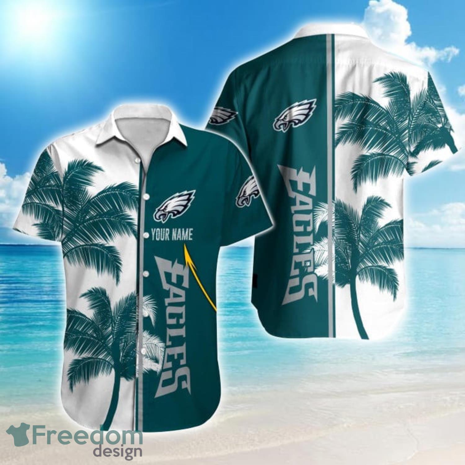 Philadelphia Eagles NFL Combo Hawaiian Shirt And Shorts Gift For Summer -  Freedomdesign