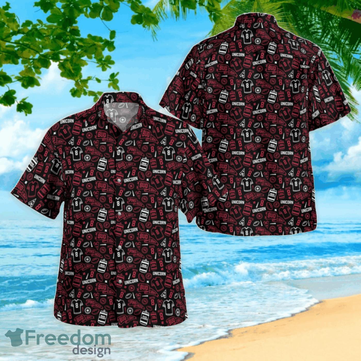 Pittsburgh Pirates MLB-Summer Pocket Hawaiian Shirt - Freedomdesign