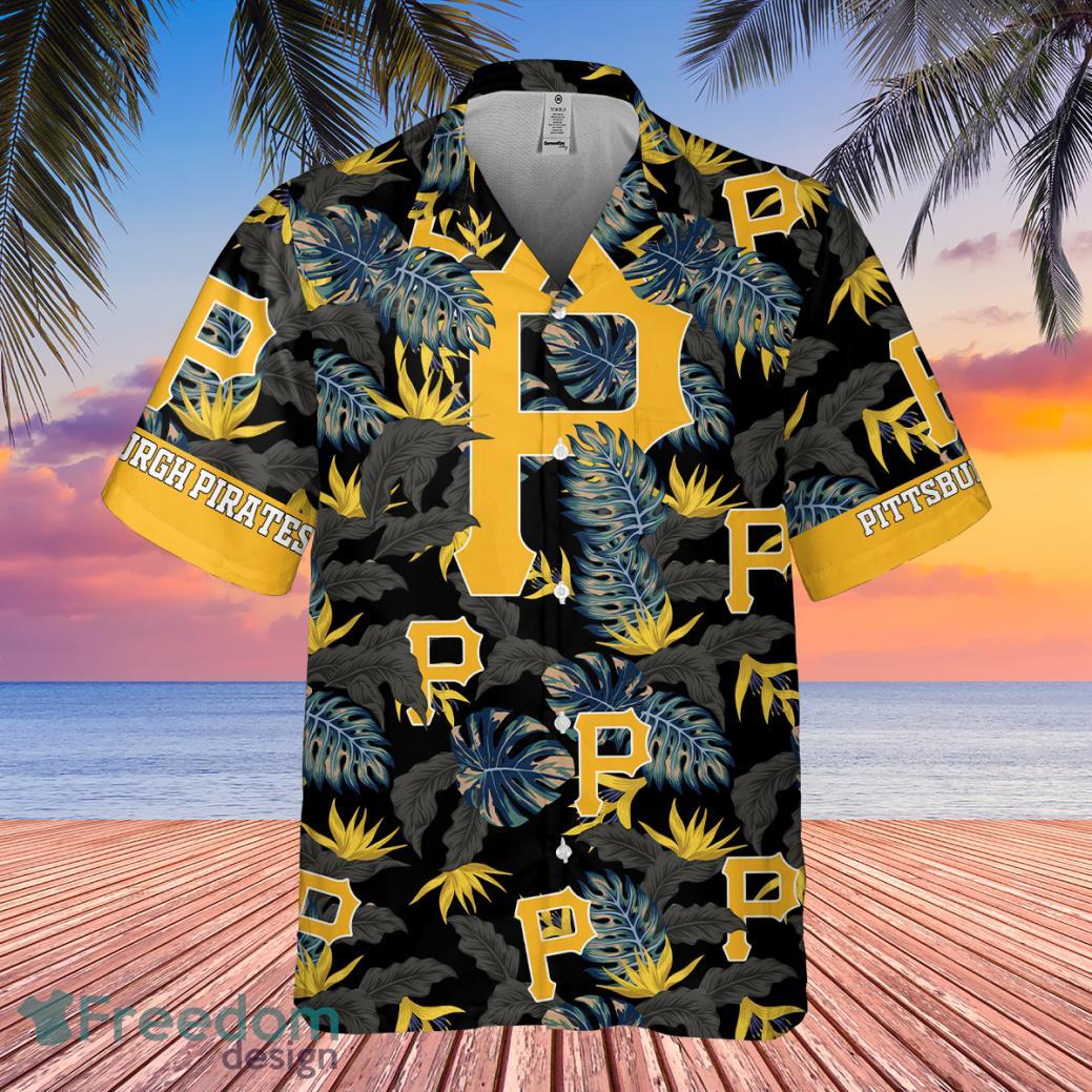 Pittsburgh Pirates MLB-Summer Pocket Hawaiian Shirt - Freedomdesign