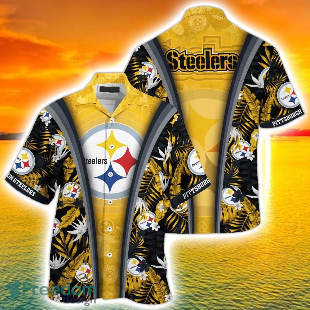 Beach Shirt NFL Pittsburgh Steelers Tropical Hawaiian Shirt 