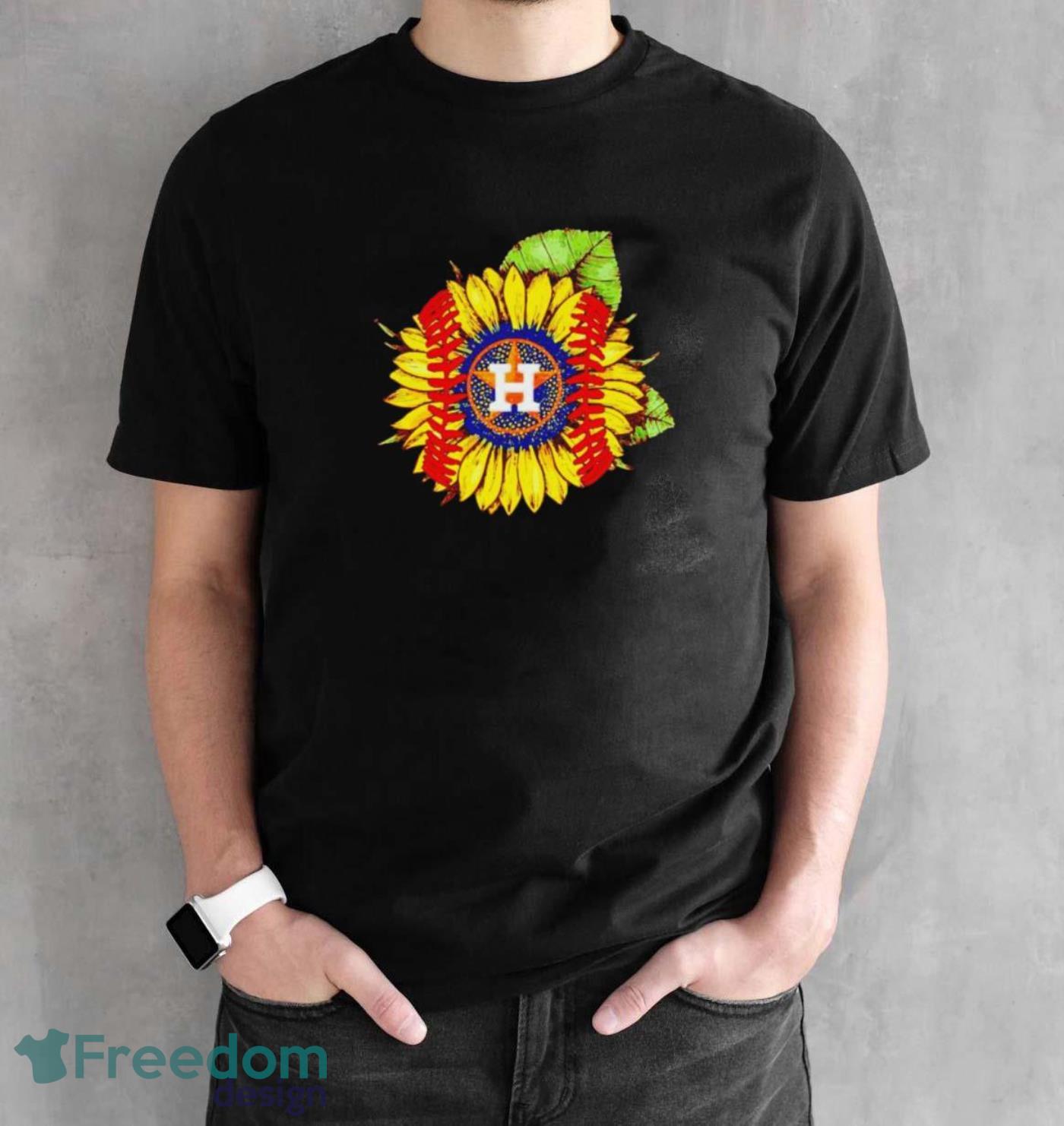 Premium sunflower Houston Astros shirt - Black Unisex T-Shirt