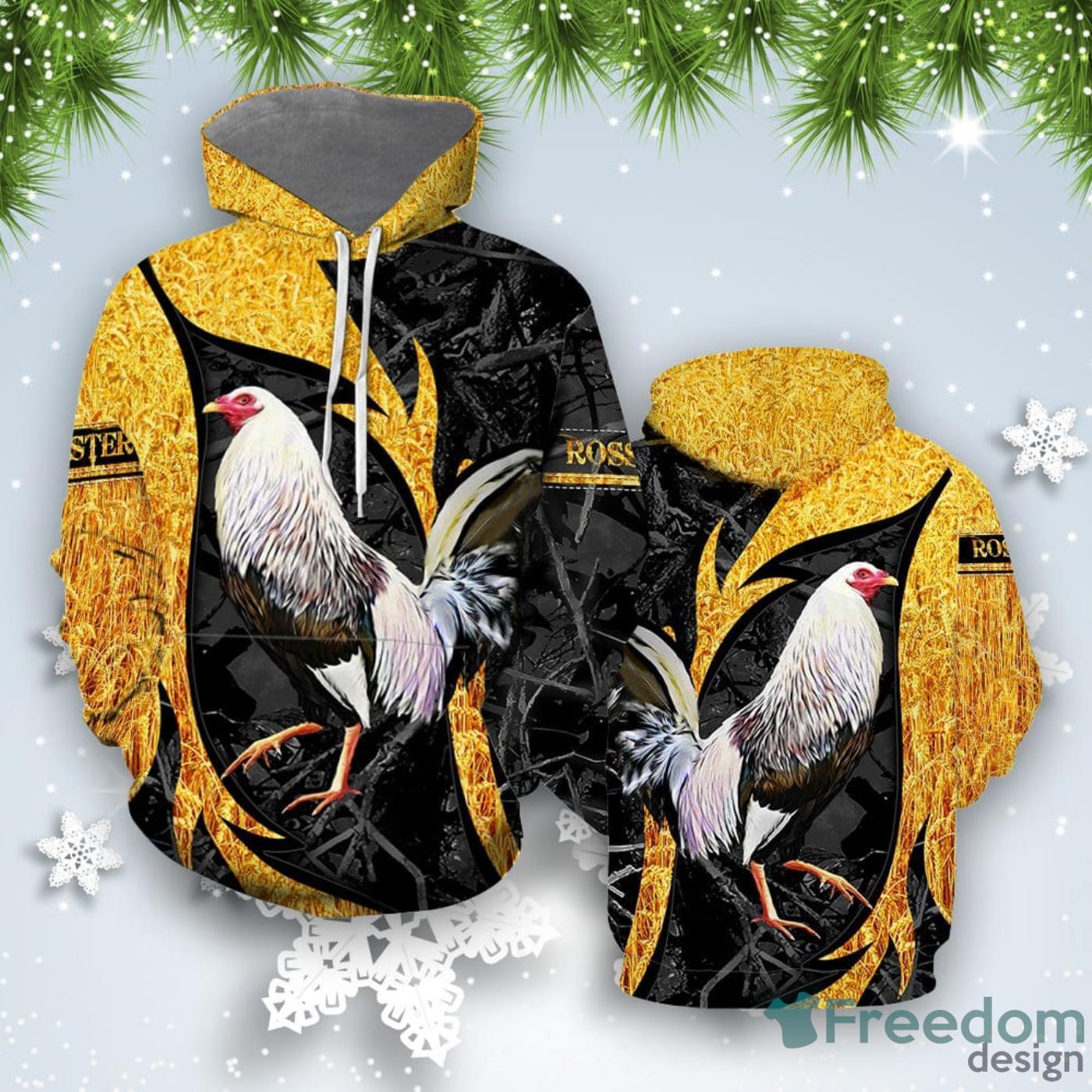 Rooster All Over Print 3D Hoodie Special Gift Product Photo 1