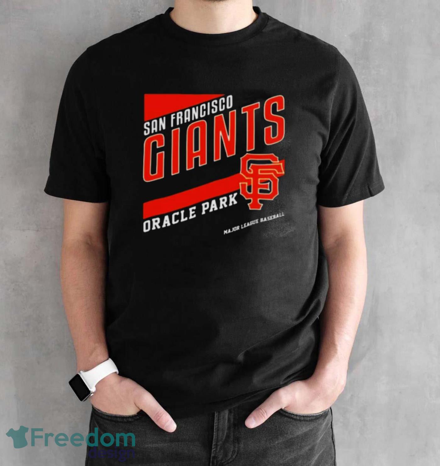 San Francisco Giants Oracle Park Major League Baseball Logo T Shirt - Black Unisex T-Shirt