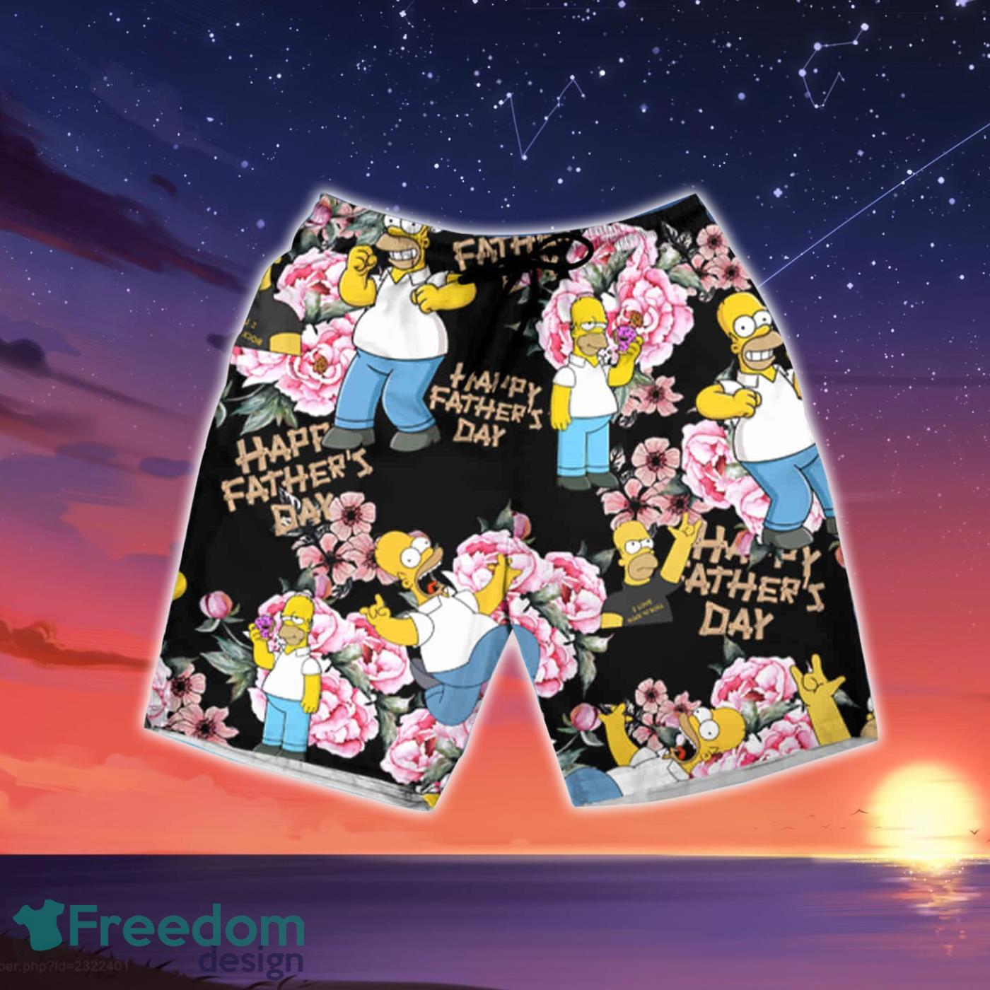 Simpsons Gt Vintage Hawaiian Shirt And Shorts Best Beach Summer Sets Product Photo 4 Simpsons Gt Vintage Hawaiian Shirt And Shorts Best Beach Summer Sets Product Photo 4