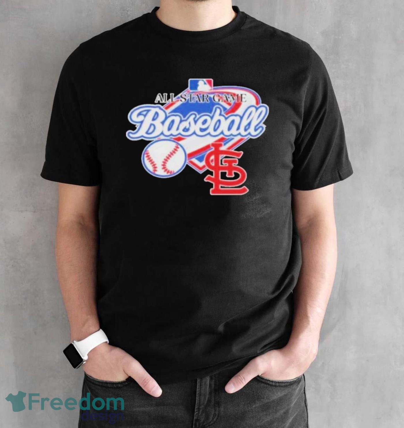 st. louis cardinals all star game baseball logo 2023 shirt - Black Unisex T-Shirt