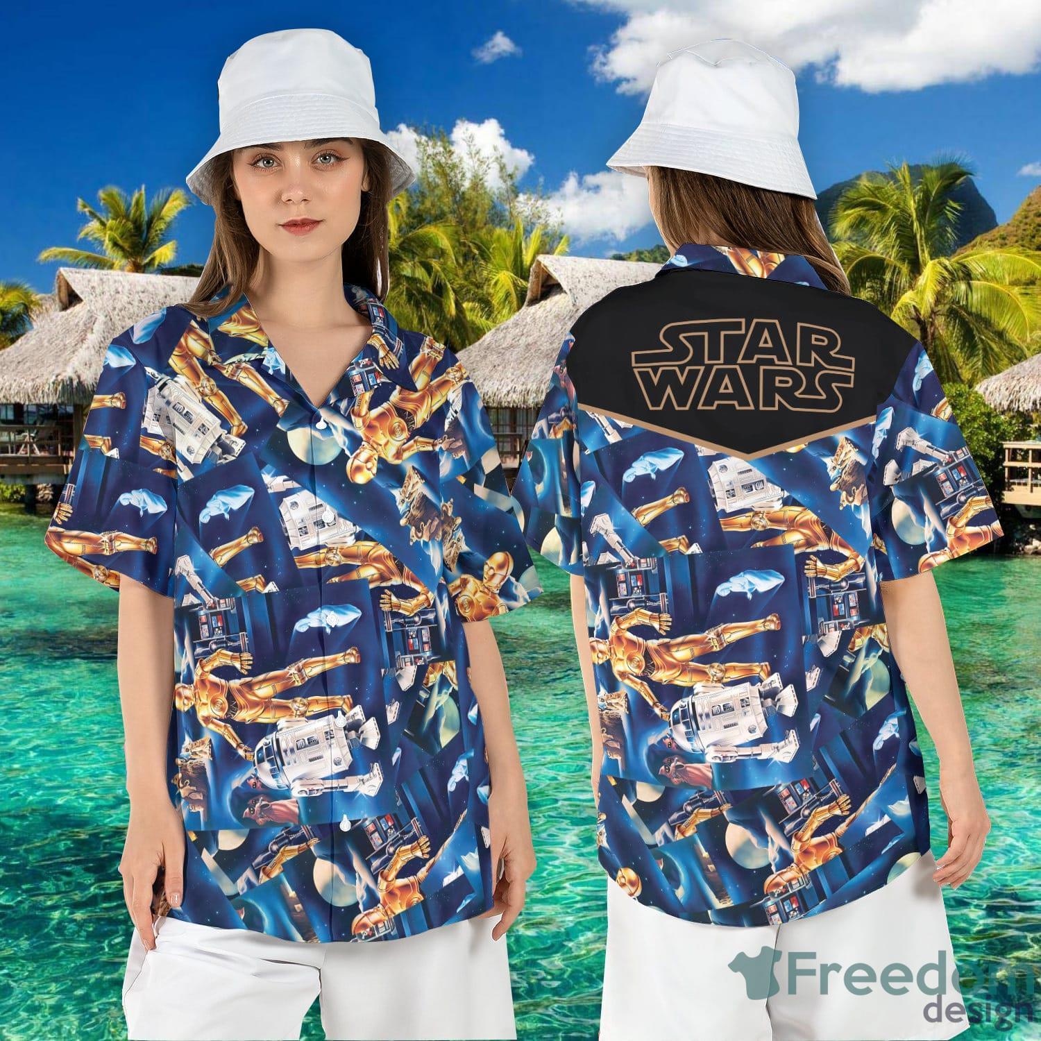 Darth Vader Death Star Star Wars Shirts Summer Hawaiian Shirt