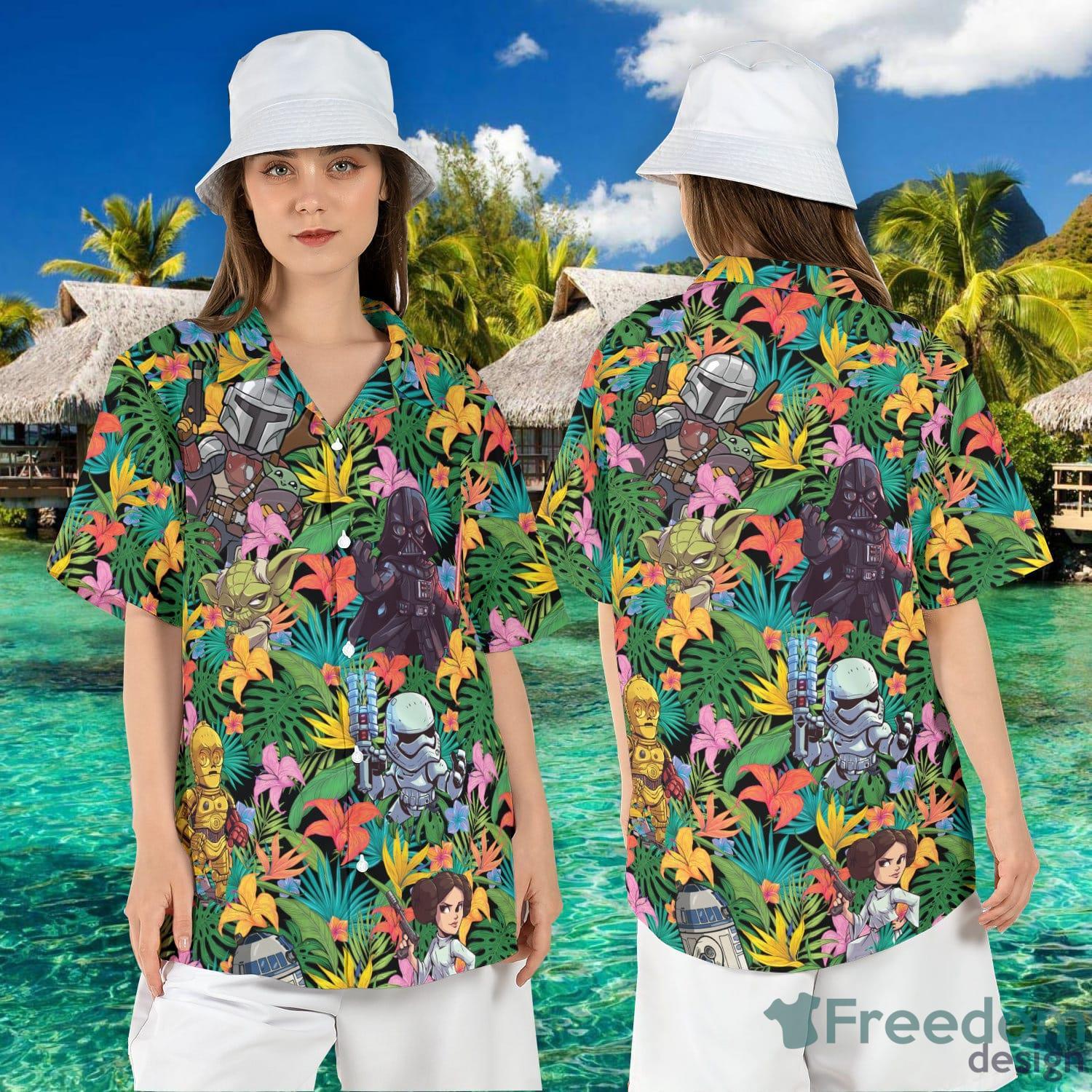 Chicago Cubs Short Sleeve Button Up Tropical Aloha Hawaiian Shirts For Men  Women