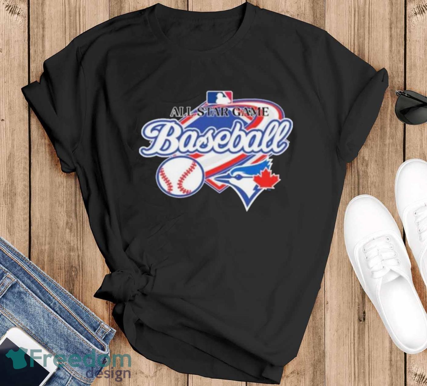 Toronto Blue Jays All Star Game Baseball Logo 2023 Shirt - Black T-Shirt