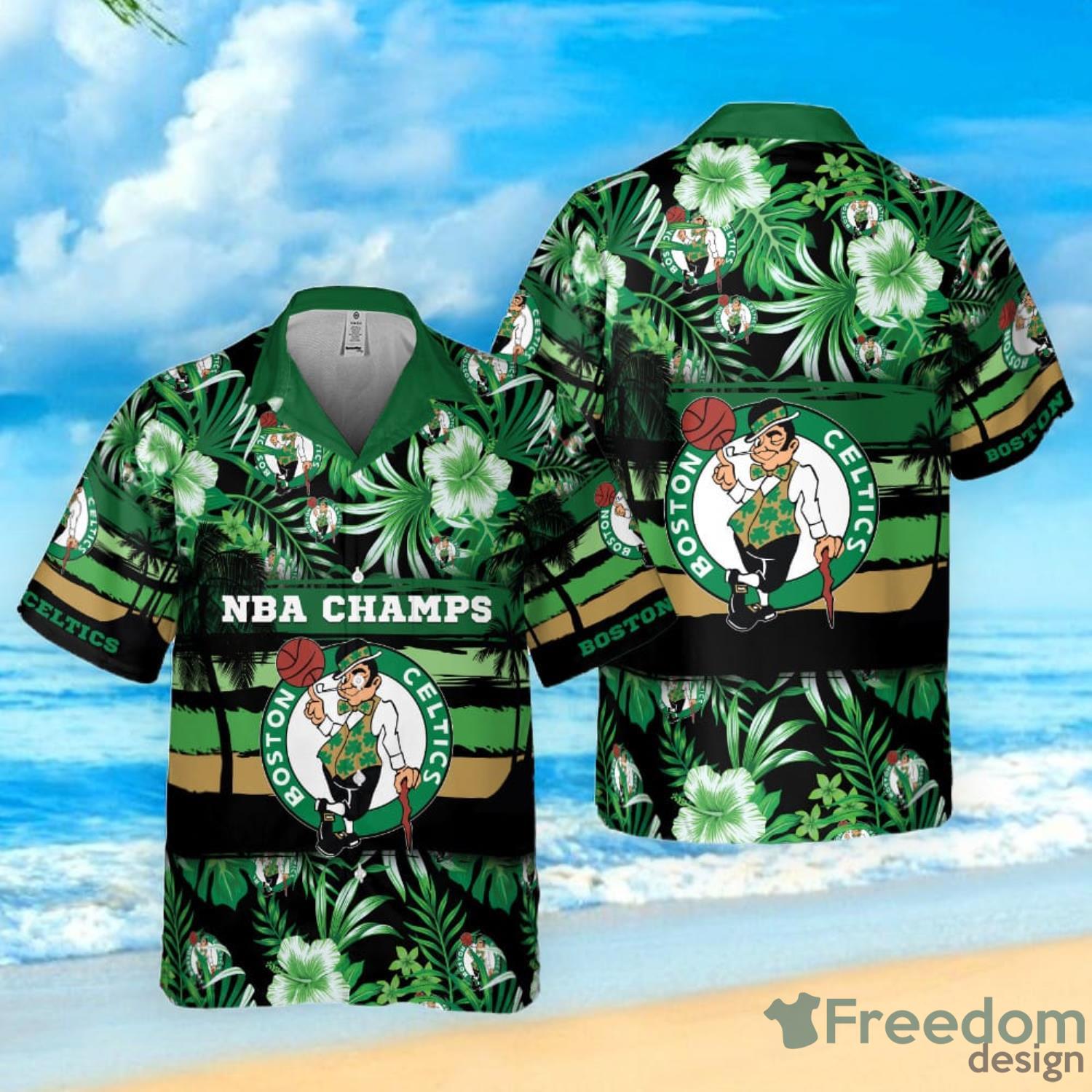 Tropical Style Boston Celtics National Basketball Association 2023 Summer  Gift Aloha Hawaiian Shirt - Freedomdesign