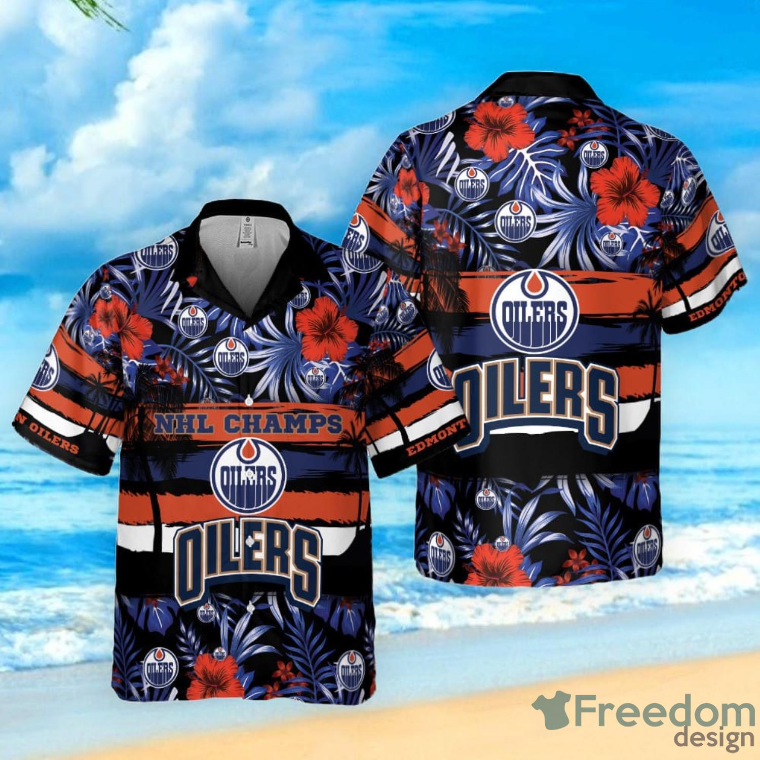 Edmonton Oilers NHL Hawaiian Shirt