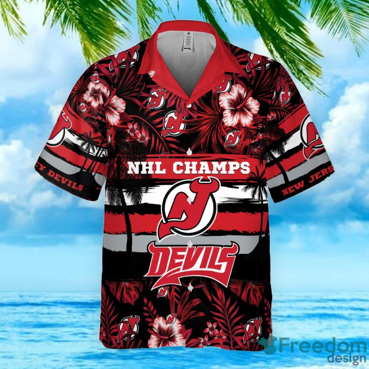 Tropical Style New Jersey Devils National Hockey League 2023 Summer Gift  Aloha Hawaiian Shirt - Freedomdesign