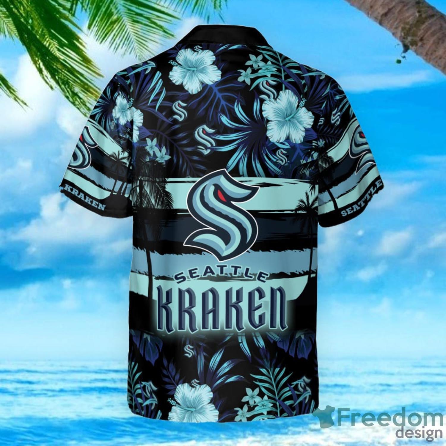 Tropical Style Seattle Kraken National Hockey League 2023 Summer Gift Aloha  Hawaiian Shirt - Freedomdesign