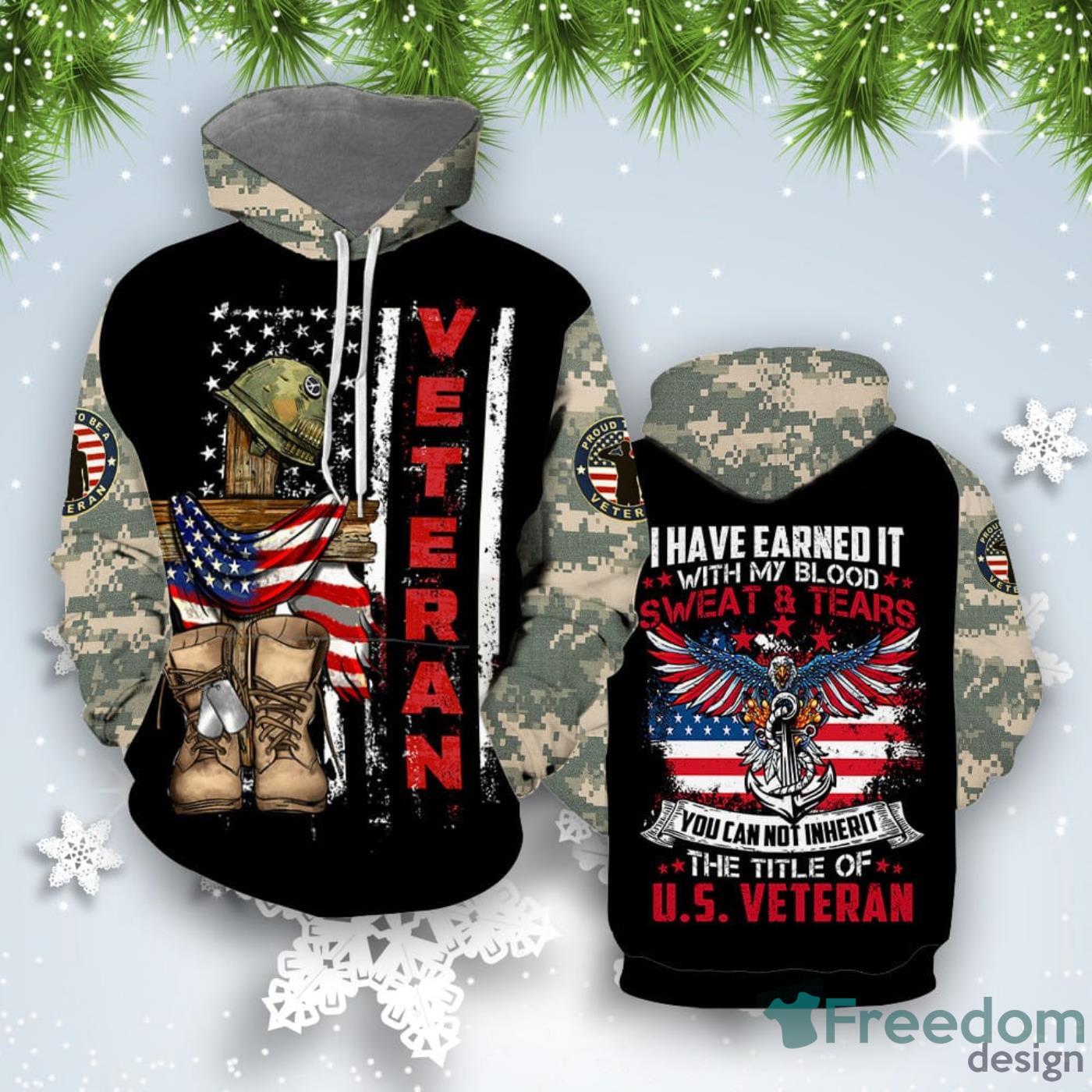 US Air Force Veteran Day All Over Print 3D Hoodie For Men And Women Best Gift Product Photo 1