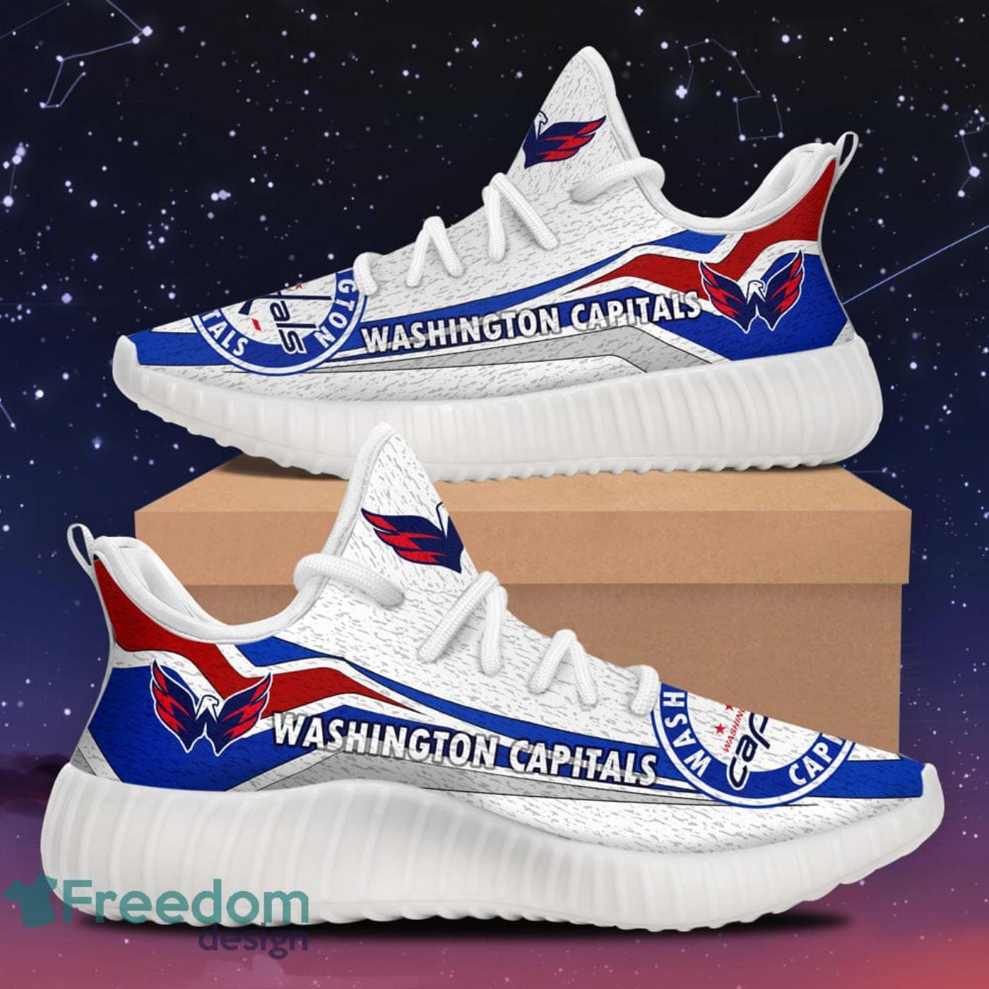 Washington Capitals Fashion Cool Sports Running Sneakers Yeezy Shoes Product Photo 2