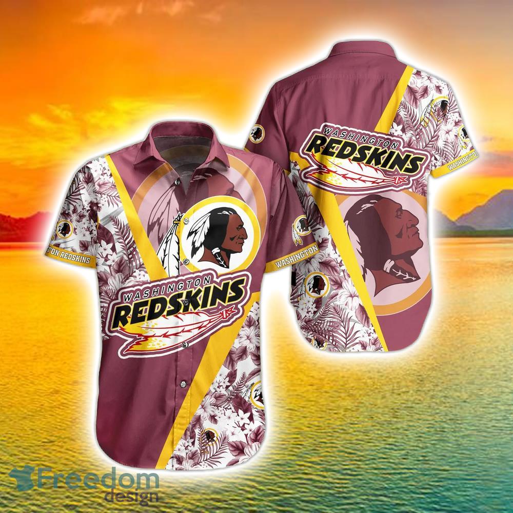 Washington Commanders NFL Logo Combo Hawaiian Shirt And Short Summer For Men  Women - Freedomdesign