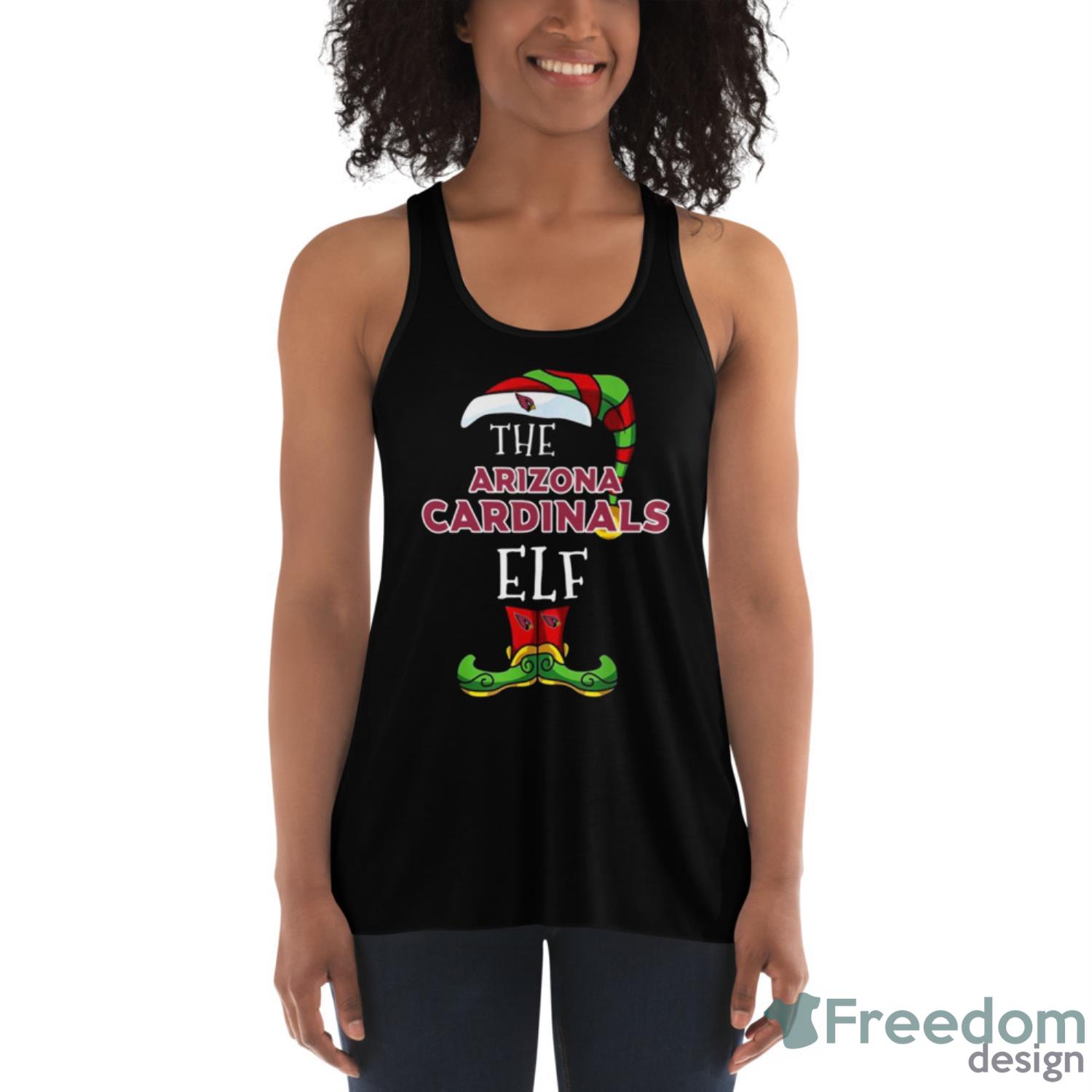 Arizona Cardinals Christmas ELF Funny NFL T-Shirt