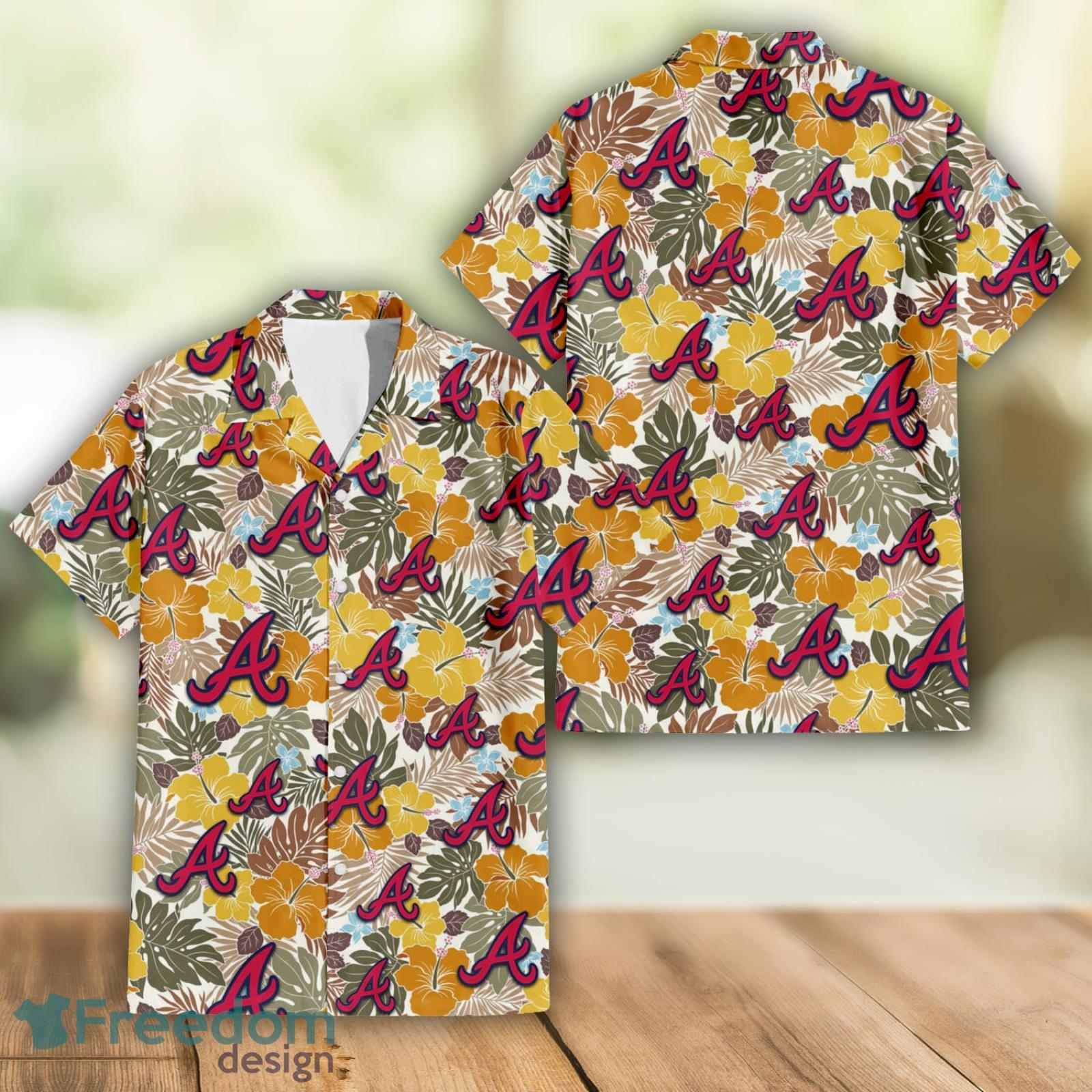 Houston Astros Red Hibiscus Green Leaf Tropical Hawaiian Shirt For Sport  Fans - Freedomdesign