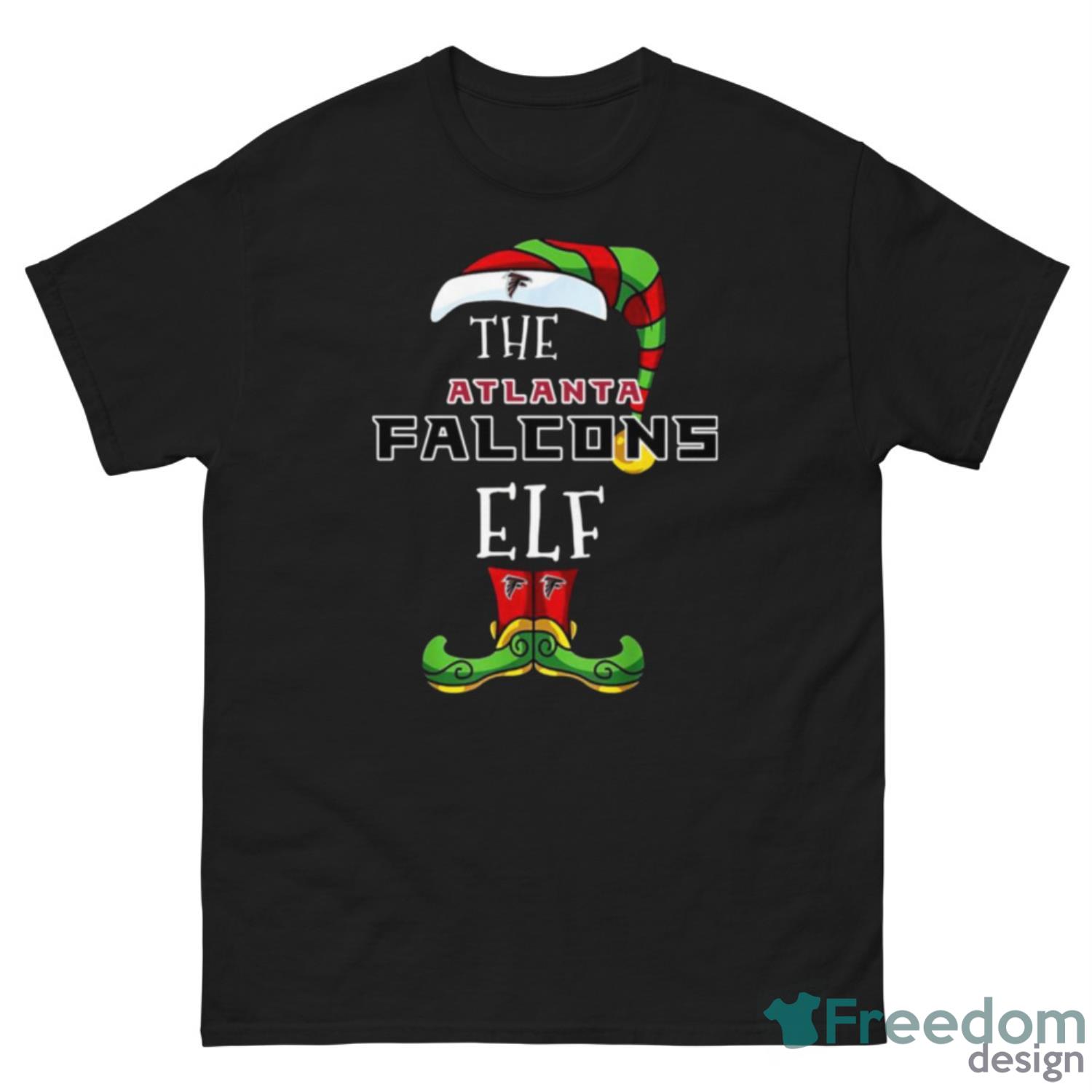 Atlanta Falcons Christmas ELF Funny NFL T Shirt - G500 Men’s Classic Tee