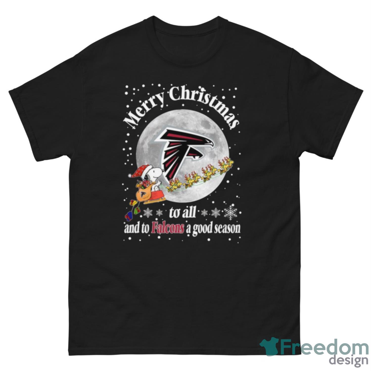 Atlanta Falcons Merry Christmas To All And ToF alcons A Good Season NFL Football Sports T Shirt - G500 Men’s Classic Tee