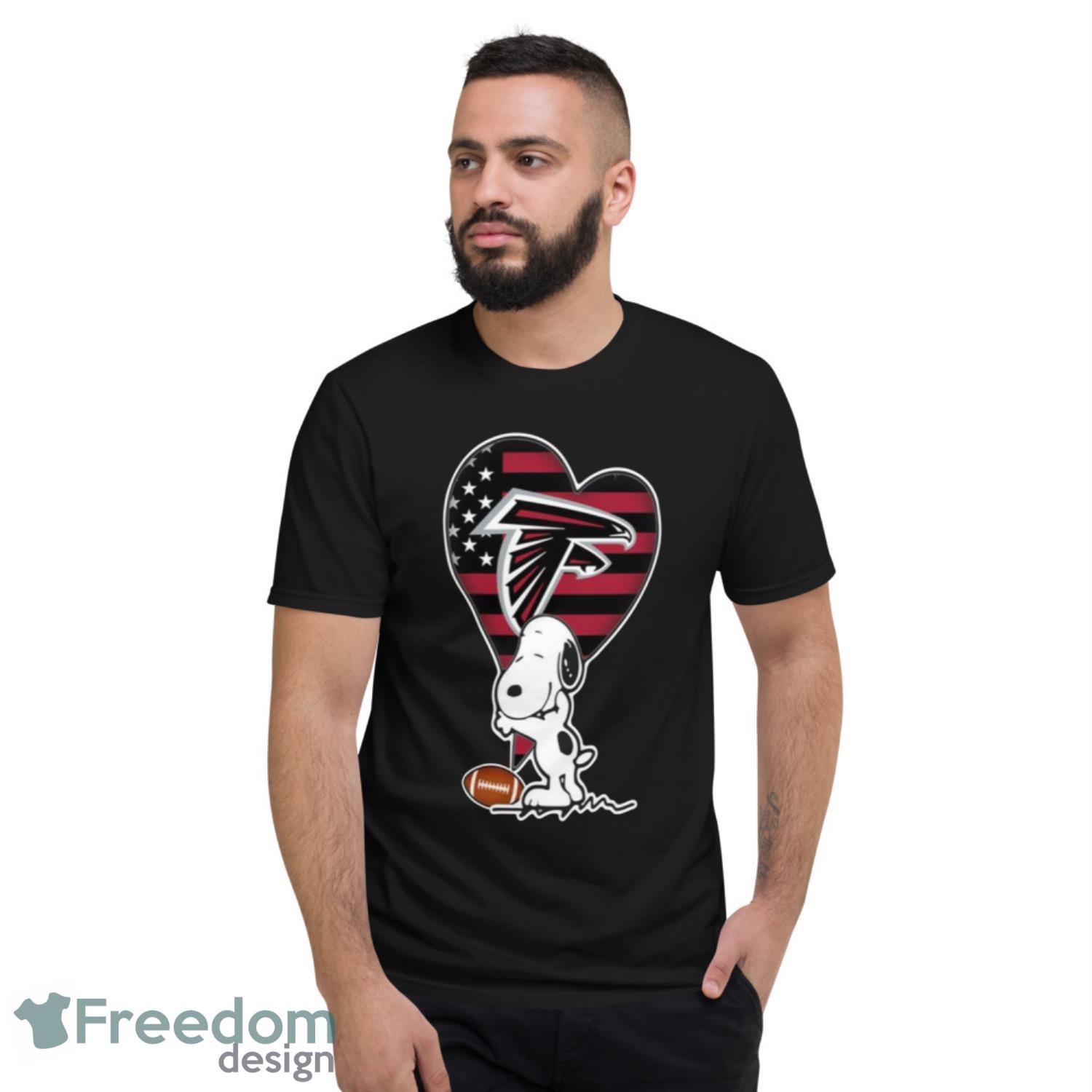 Atlanta Falcons NFL Football Gift Fr Fans The Peanuts Movie Adorable Snoopy  T Shirt - Banantees