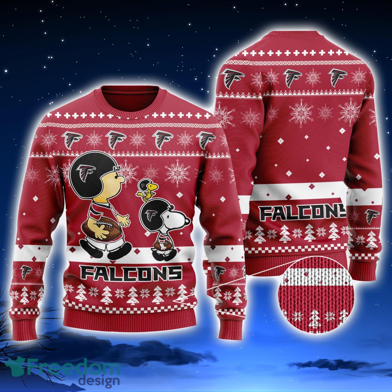 Atlanta Falcons Snoopy NFL Christmas Ugly Sweater Gift For Fans