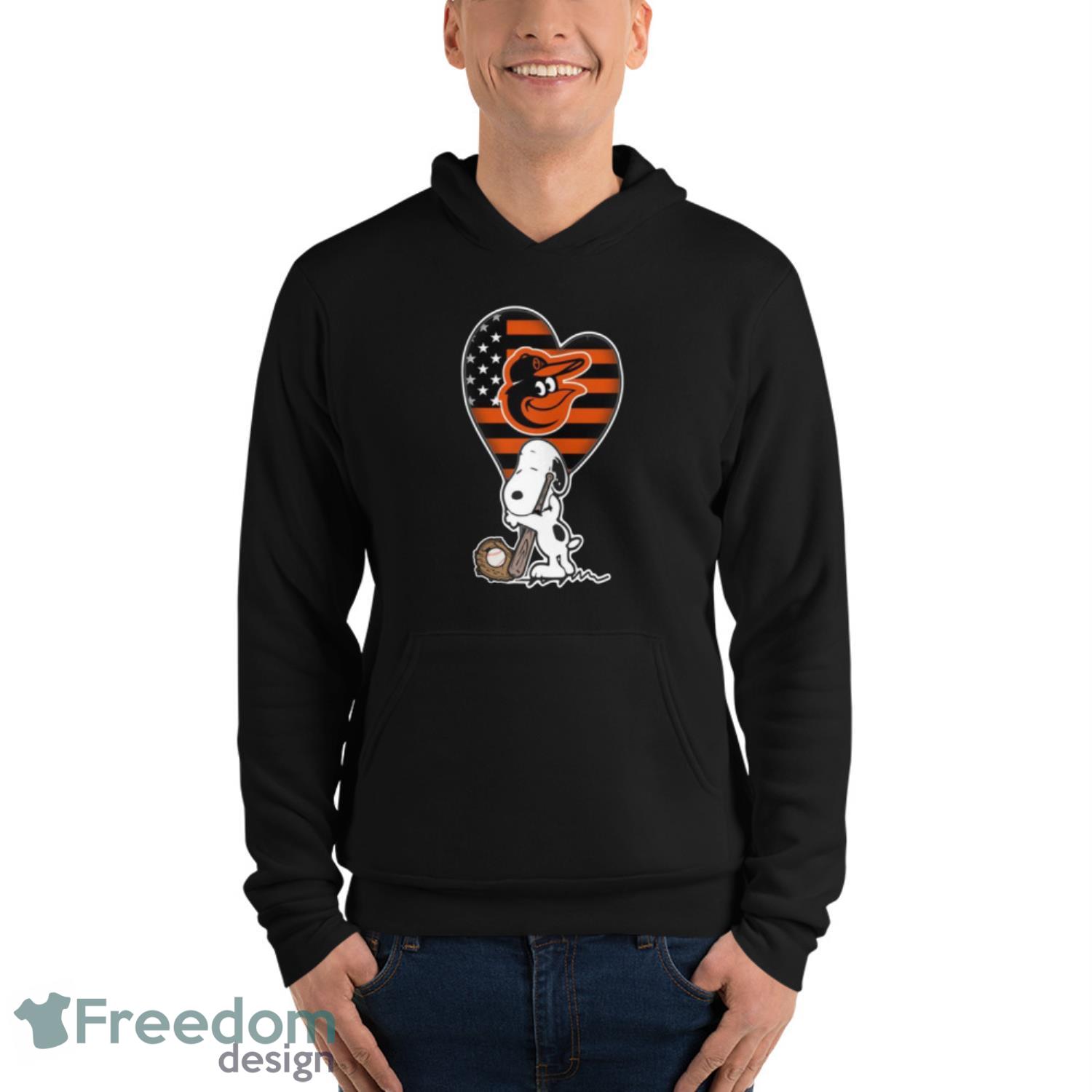 Baltimore Orioles Charlie Brown And Snoopy Mlb T-Shirt - Shirt Low Price