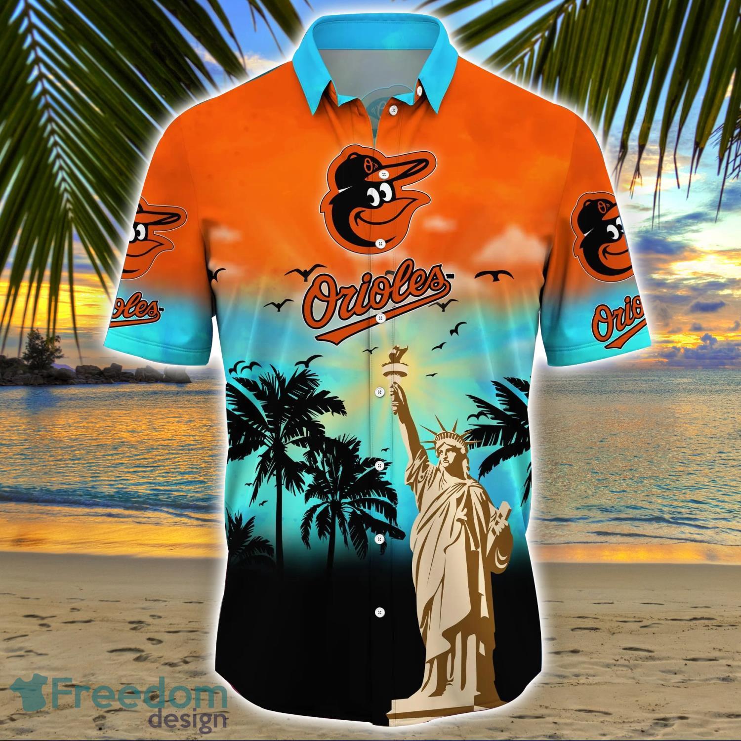 Baltimore Orioles MLB Hawaiian Shirt 4th Of July Independence Day Unique  Gift For Men And Women Fans