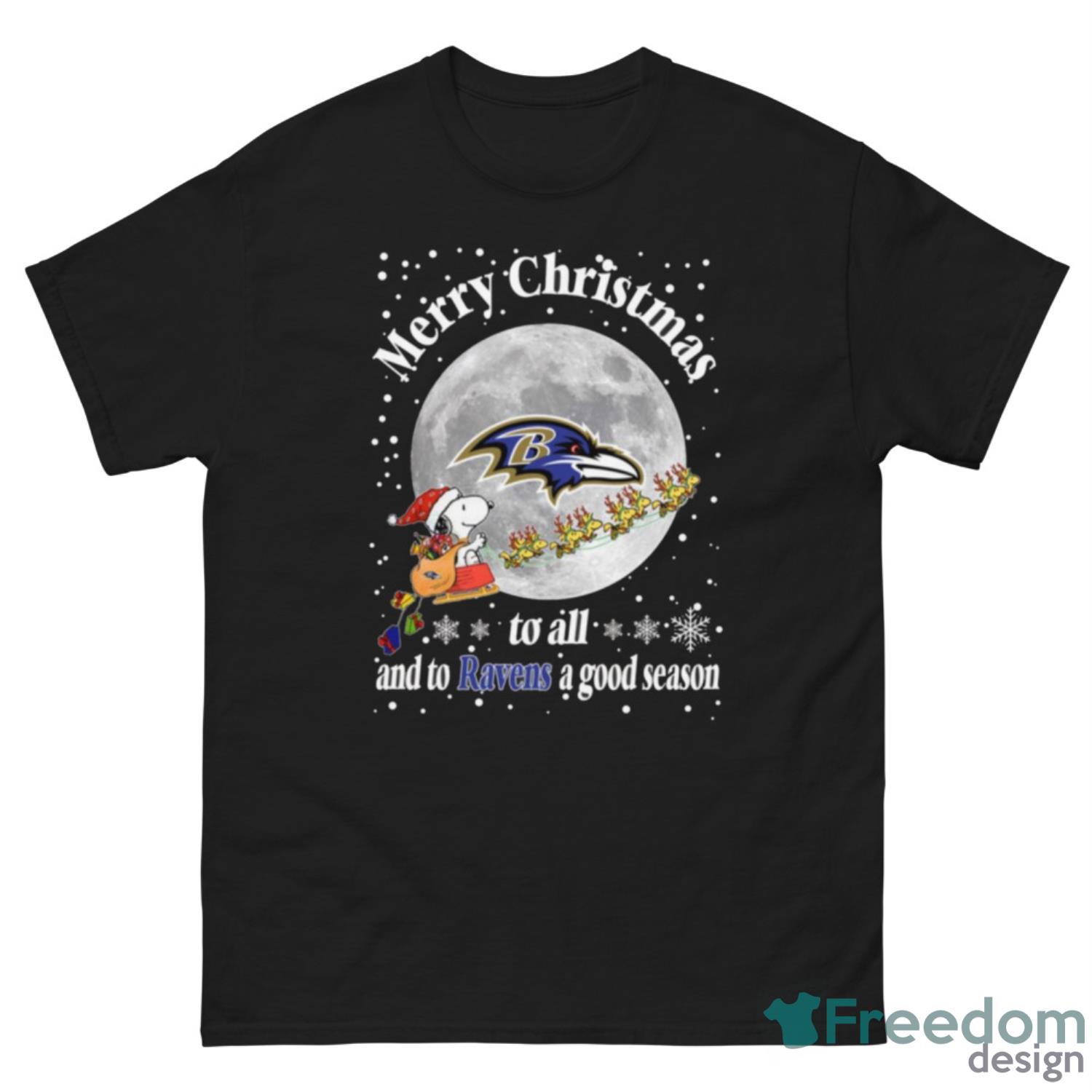 Baltimore Ravens Merry Christmas Nfl Football Sports Shirt