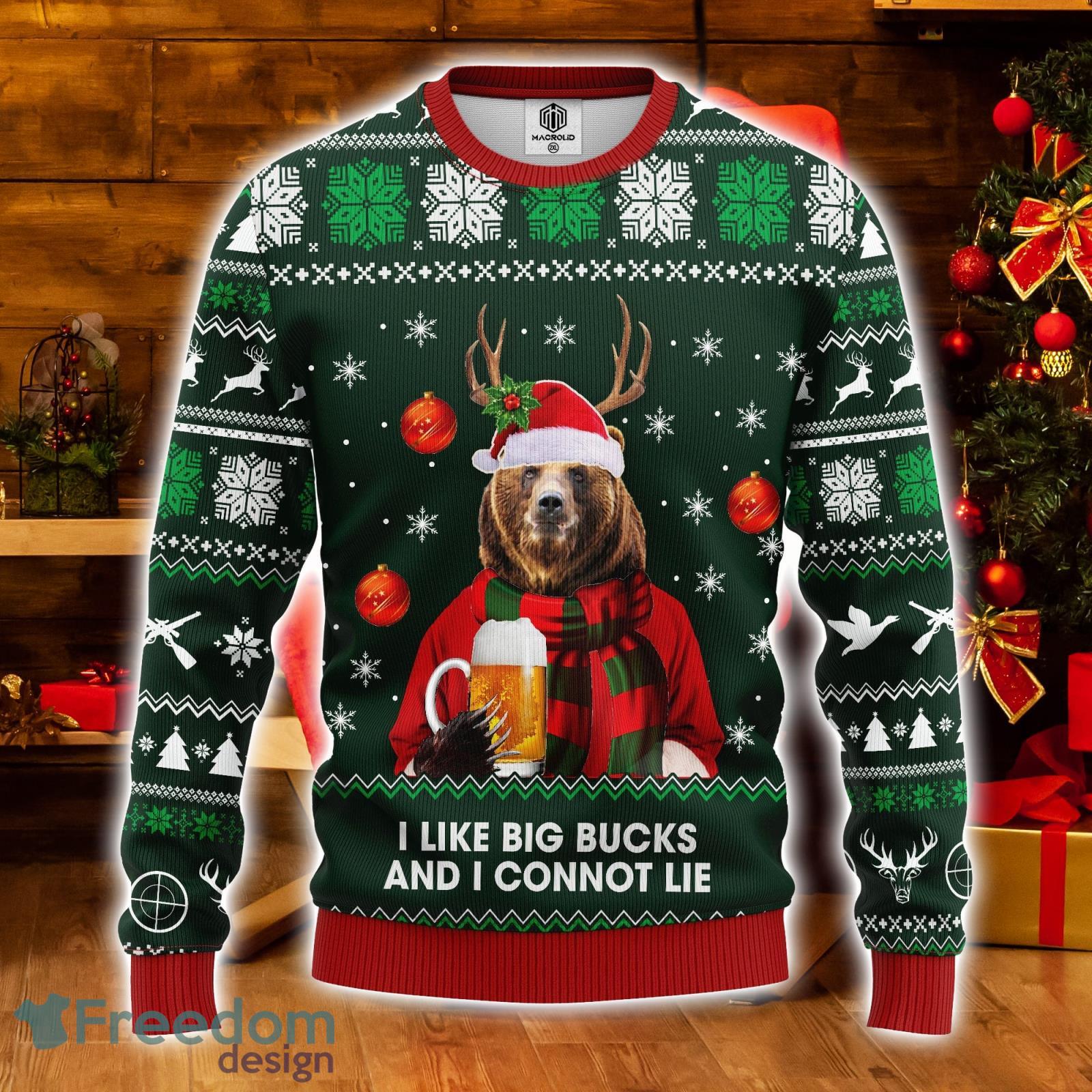 Chicago Bears Ugly Sweater Chicago Bears Ho ho Ho Personalized 3D Ugly  Christmas Sweater Presents Christmas For Men And Women - Freedomdesign