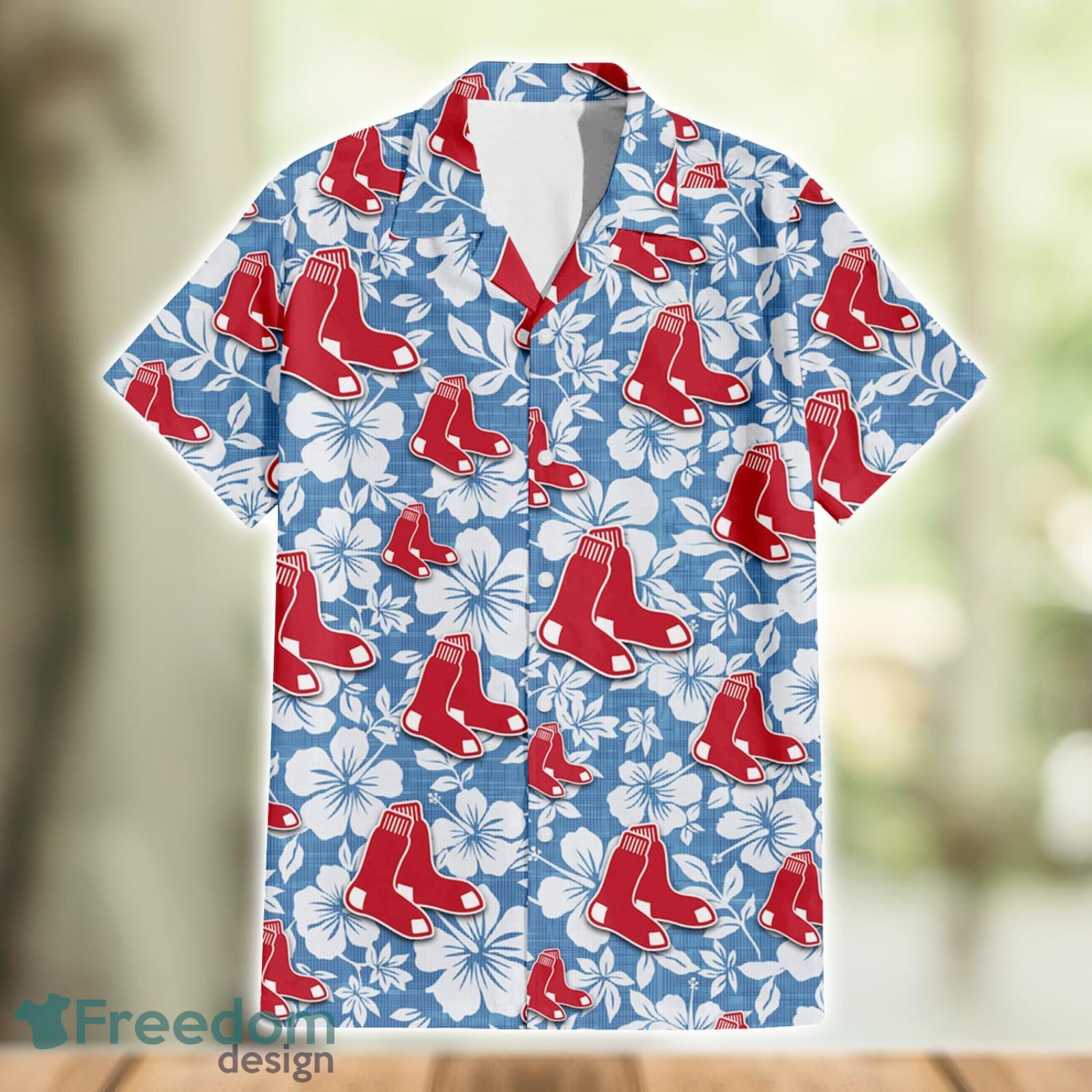 Boston Red Sox Hibiscus Tropical Hawaiian Shirt Men And Women