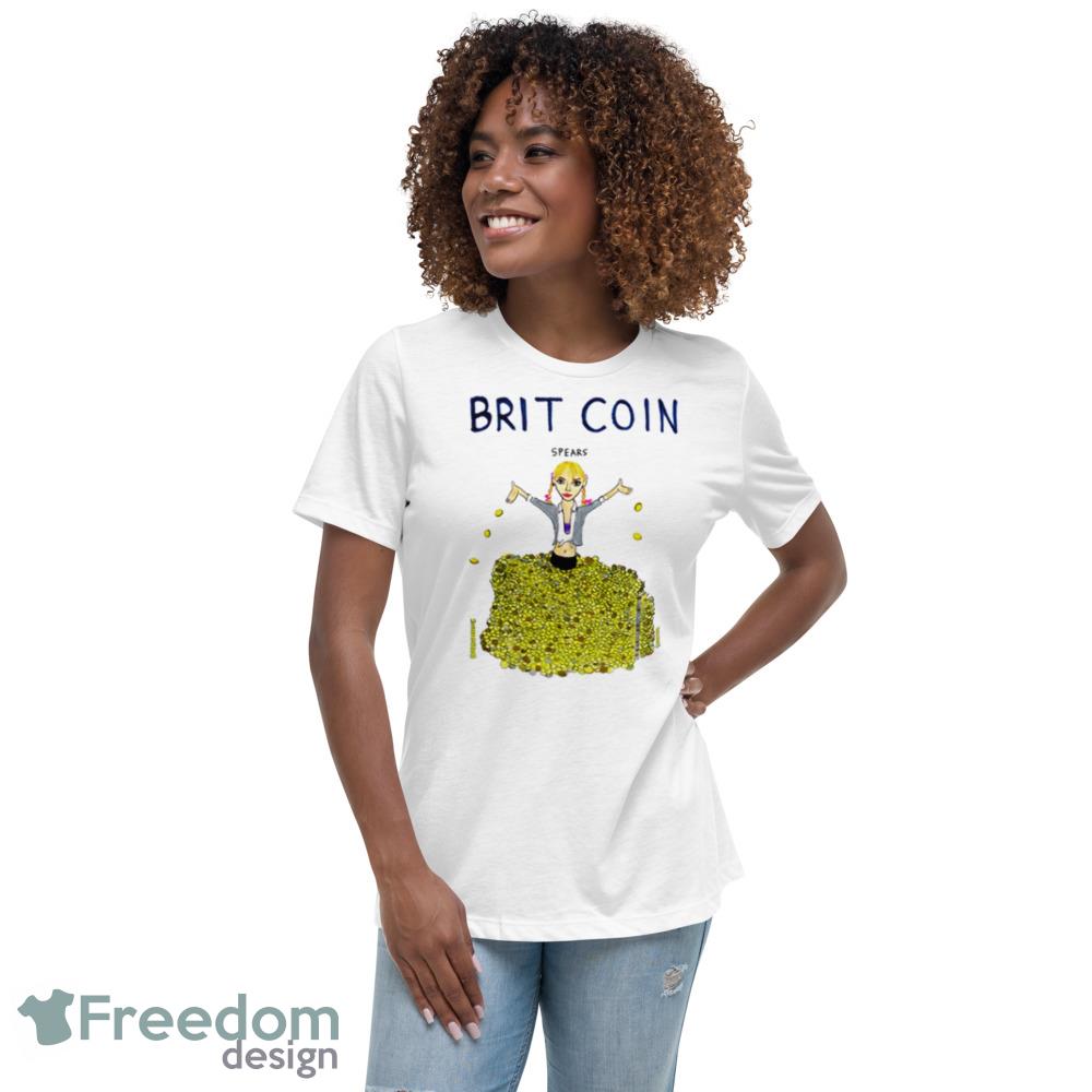 Brit Coin Mens T-Shirt For Men Women And Youth - 1Women's Relaxed Short Sleeve Jersey Tee