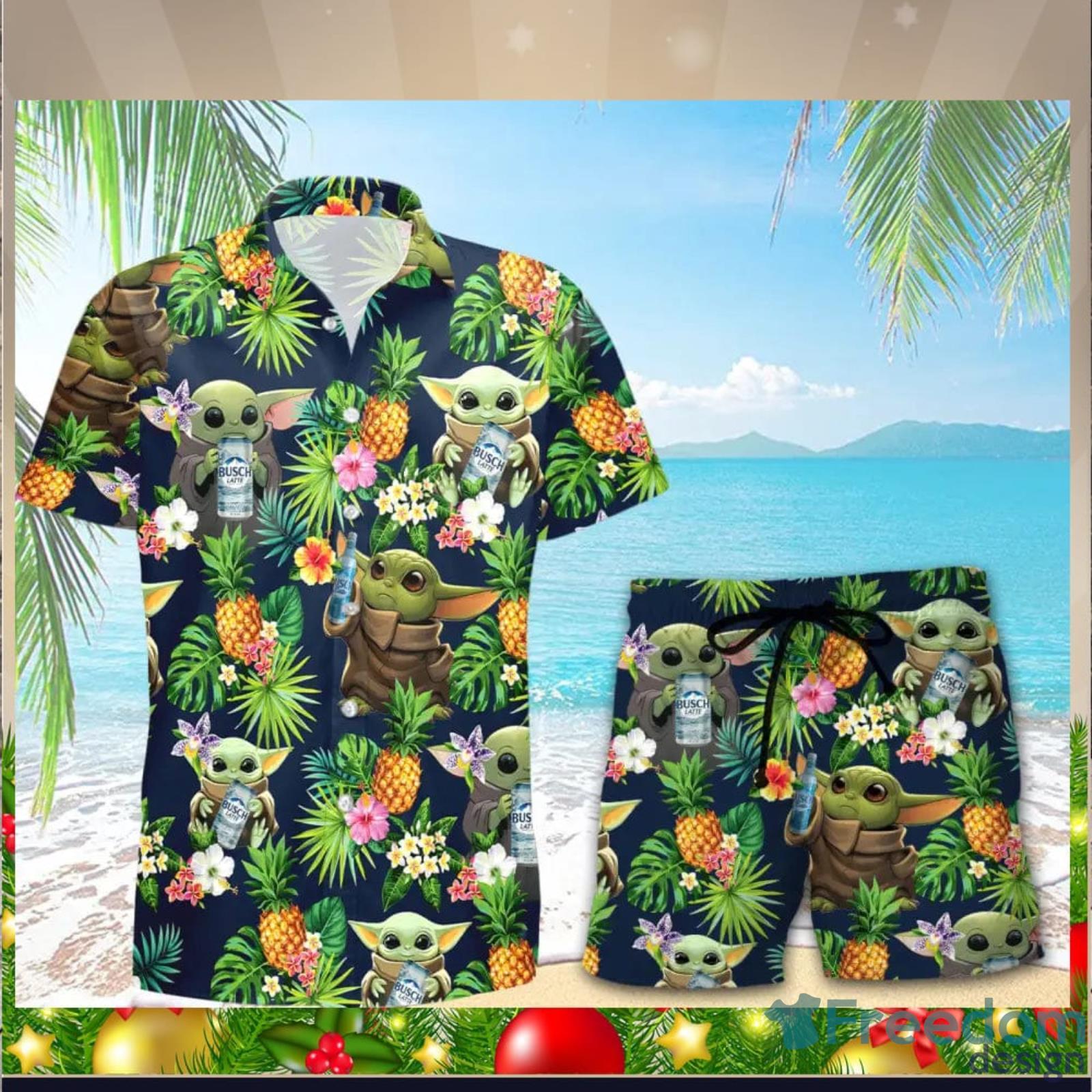 Chiefs Baby Yoda Star Wars Beach Summer Hawaiian Shirt Full Over Print -  Freedomdesign