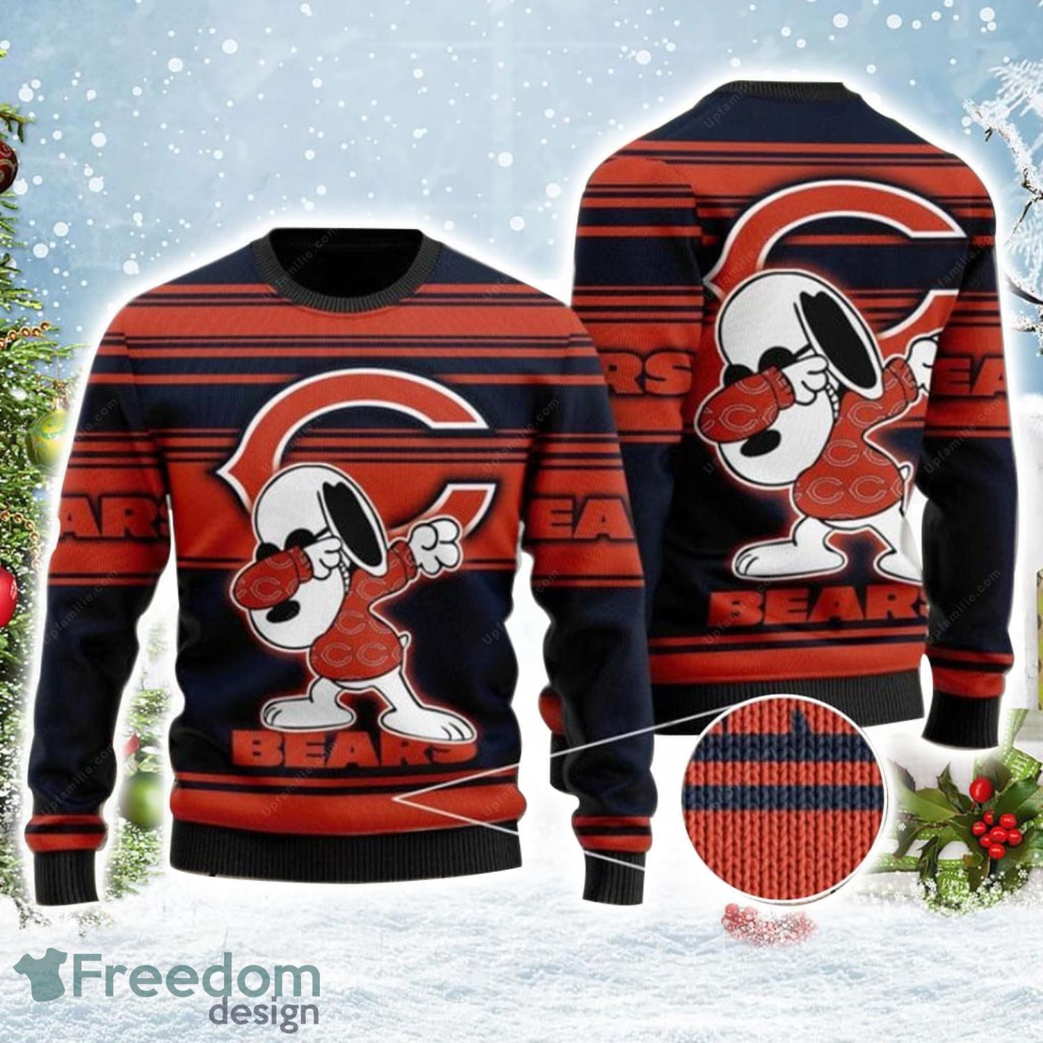 Chicago Bears Ugly Sweater Chicago Bears Ho ho Ho Personalized 3D Ugly  Christmas Sweater Presents Christmas For Men And Women - Freedomdesign