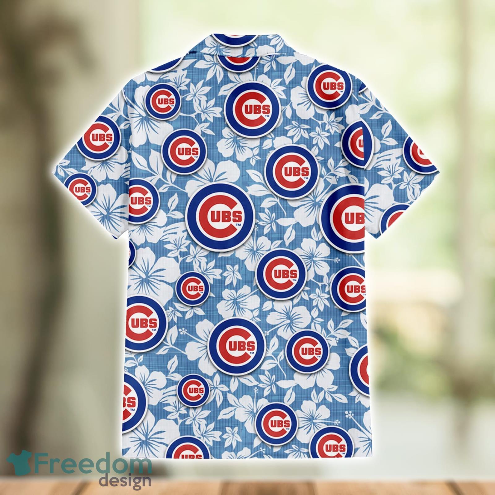 Chicago Cubs Team Lover Hibiscus Light Blue Aloha Hawaiian Shirt -  Freedomdesign