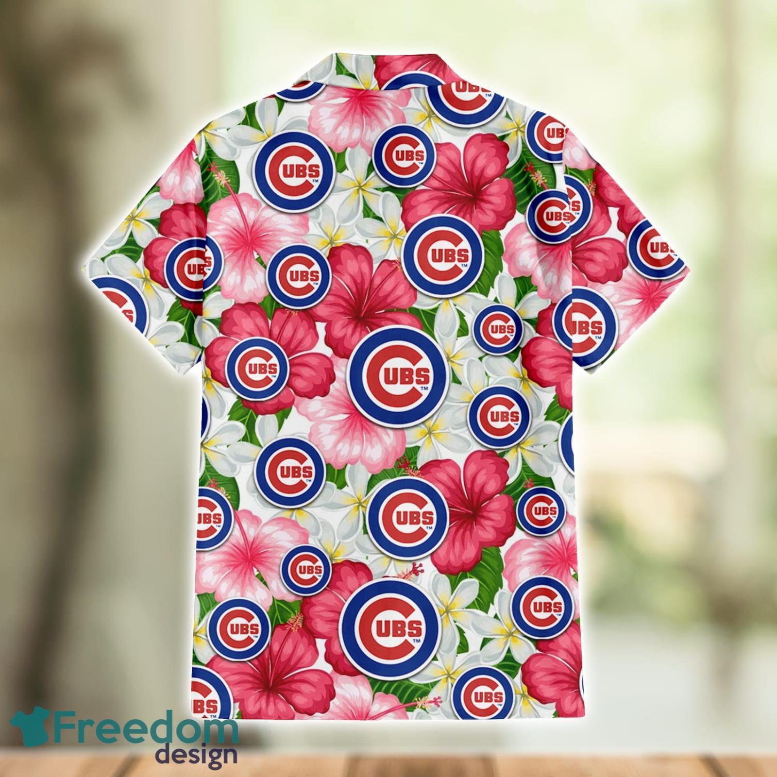 Chicago Cubs 3D Hawaiian Shirts flower summer style 1 gift for