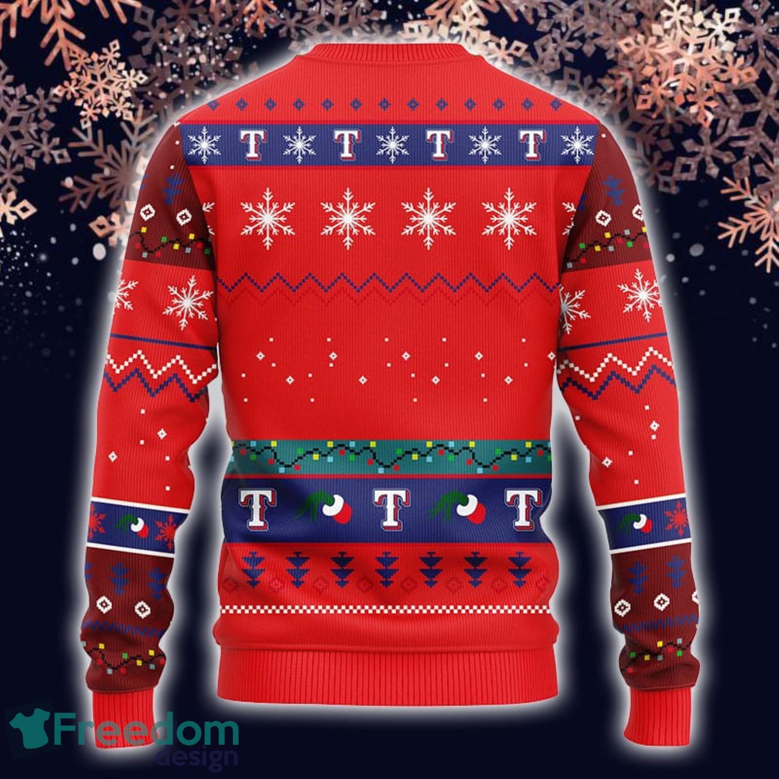 Christmas Gift MLB Texas Rangers Logo With Funny Grinch Men And Women Ugly  Christmas Sweater For Fans - Freedomdesign