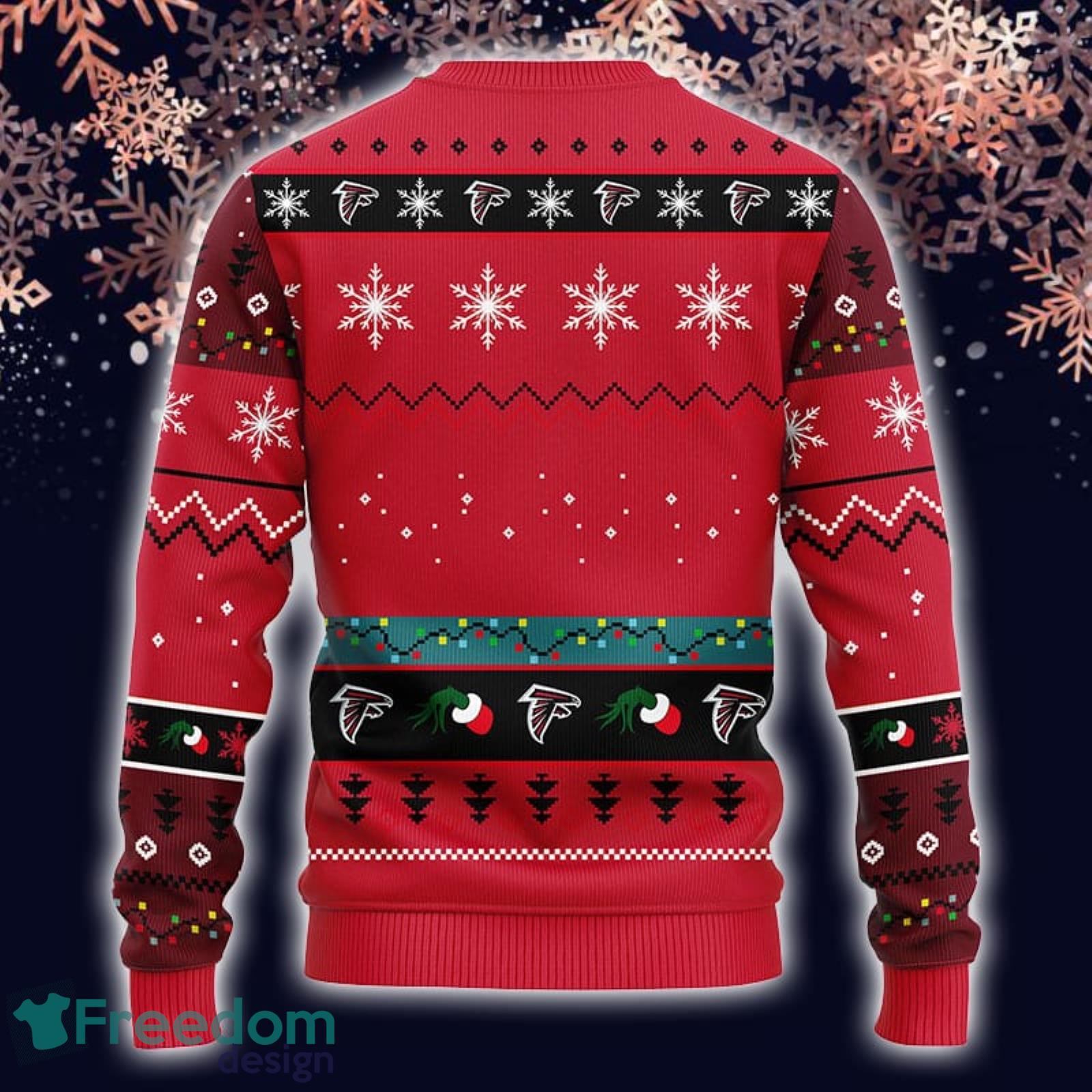 NFL Atlanta Falcons Grinch And Scooby-Doo Funny Christmas Gift Ugly  Christmas Sweater - Freedomdesign