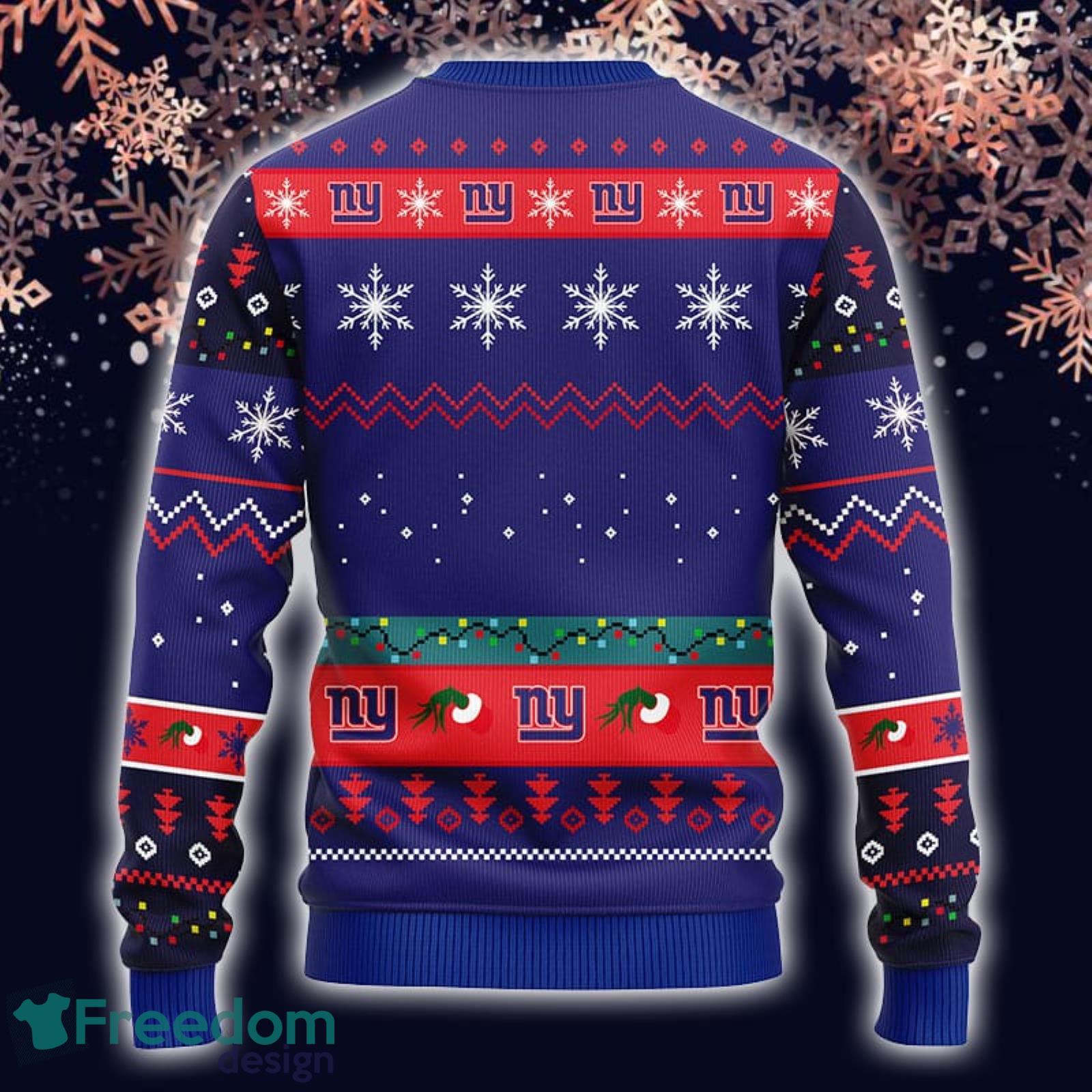 Christmas Gift For NFL Fans New York Jets Grateful Dead Christmas Gift  Pattern Ugly Christmas Sweater