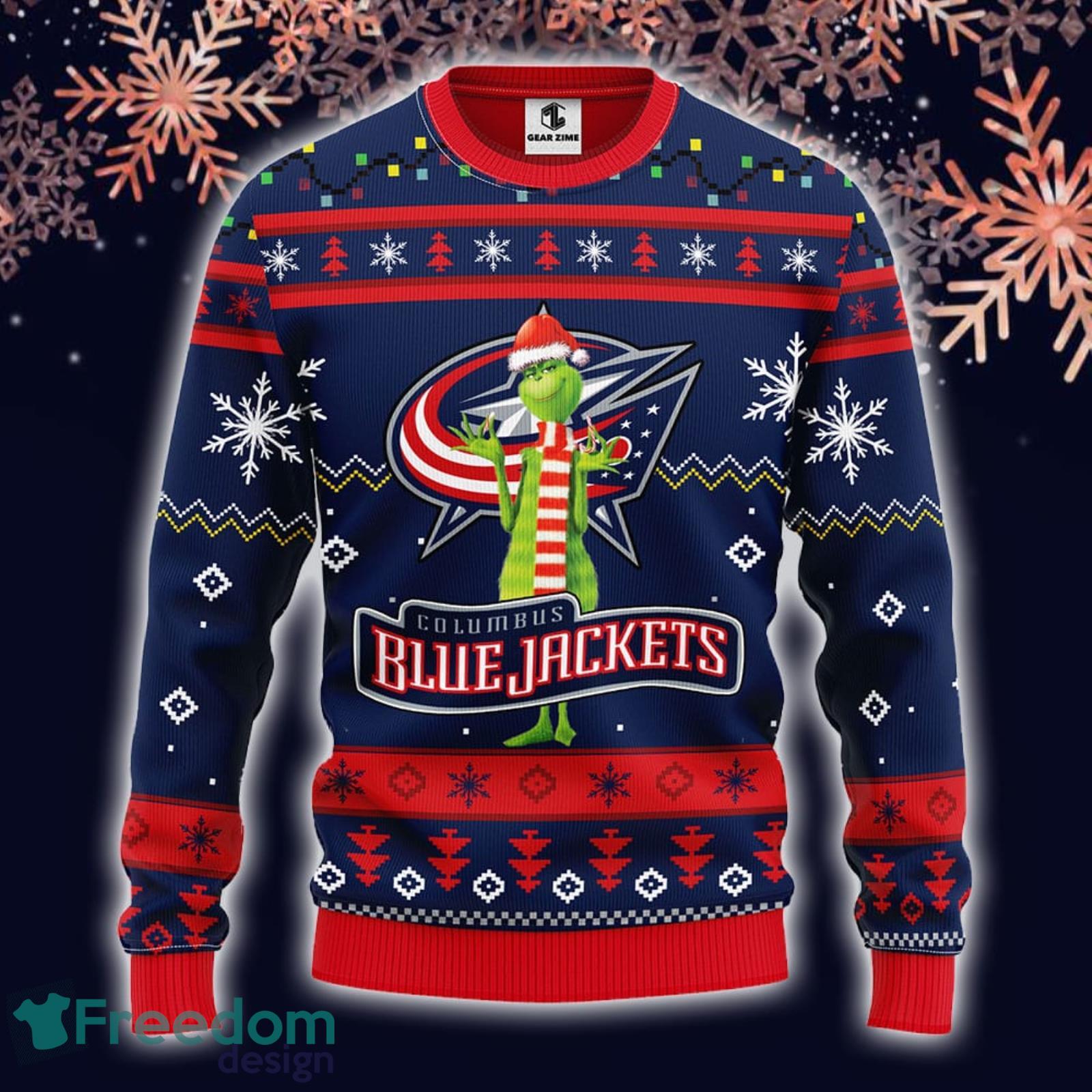 Christmas Gift NHL Detroit Red Wings Logo With Funny Grinch Men And Women Ugly  Christmas Sweater For Fans - Freedomdesign