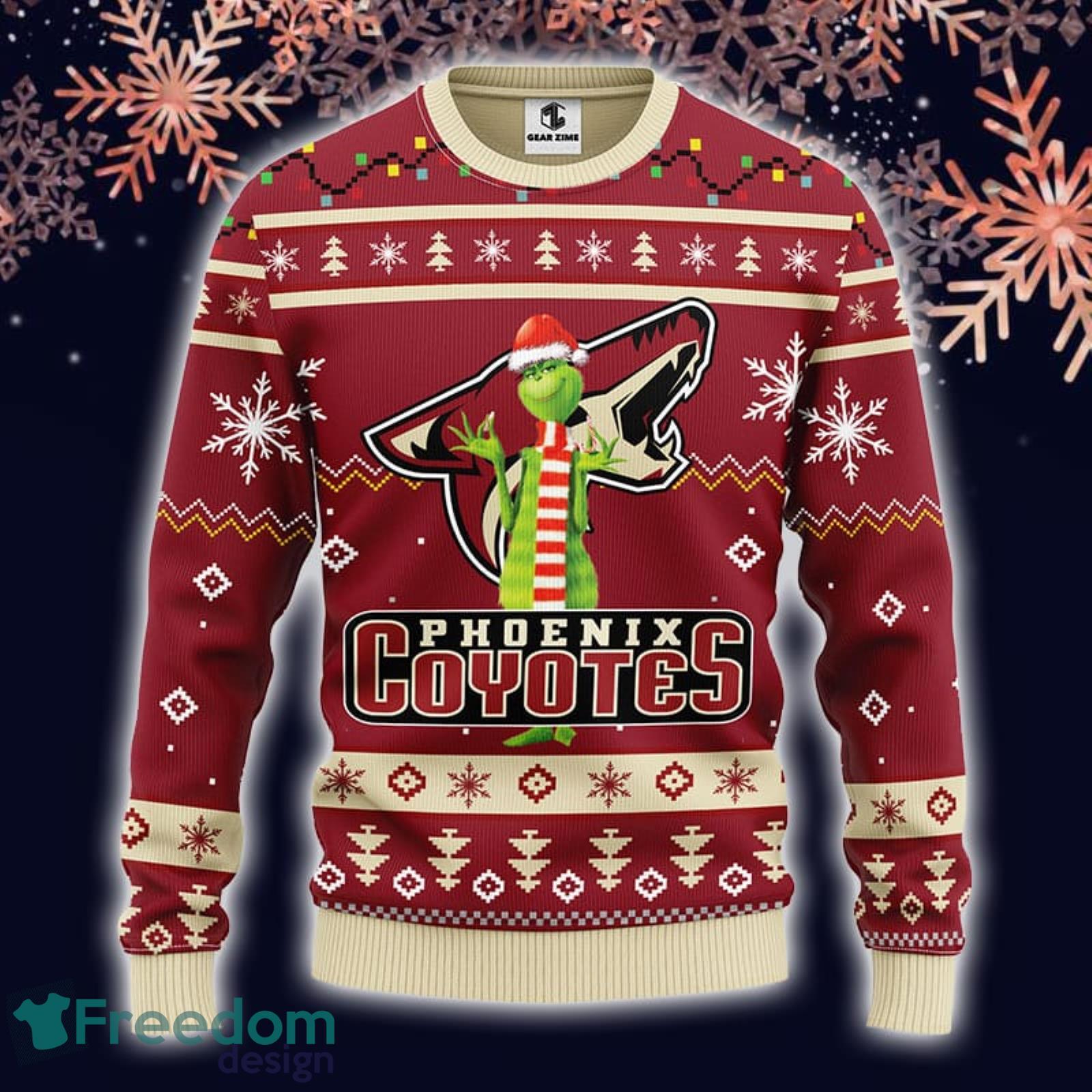 Phoenix Coyotes Logo NHL Ideas Ugly Christmas Sweater Gift For Fans -  Freedomdesign