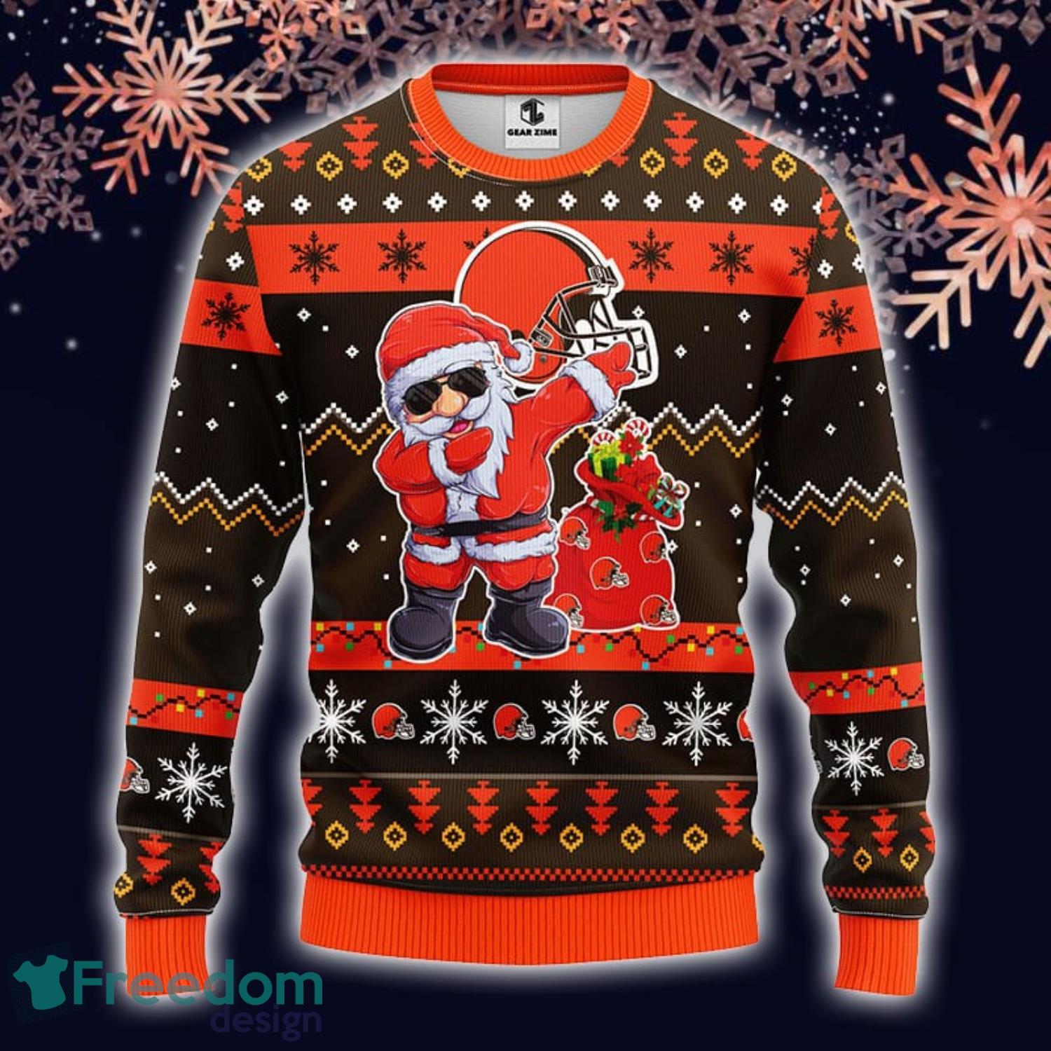 Christmas Gift Cincinnati Bengals Mickey Cute 3D Ugly Christmas Sweater For  Men And Women