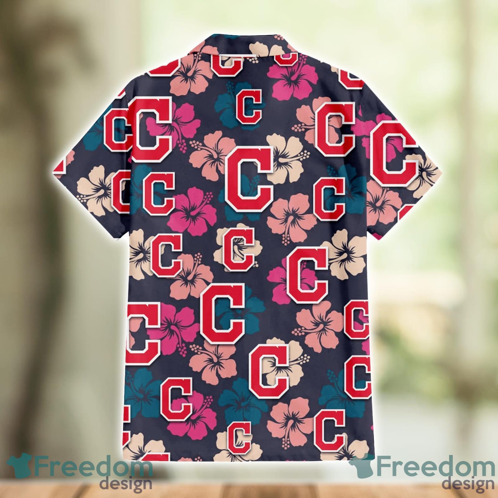 Cleveland Indians Aloha Tropical Hawaiian Shirt Gift For Summer Vacation