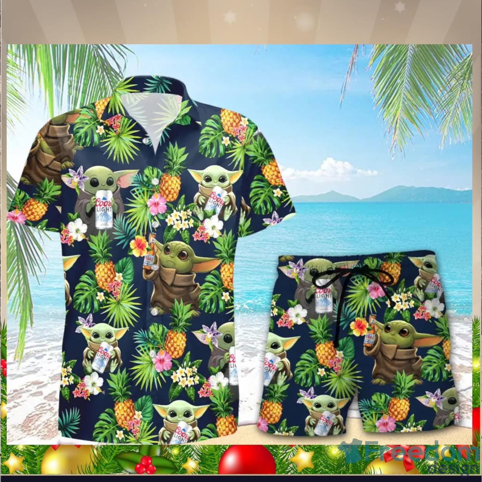 Baby Yoda Funny Hawaiian Shirt Aloha Beach Summer