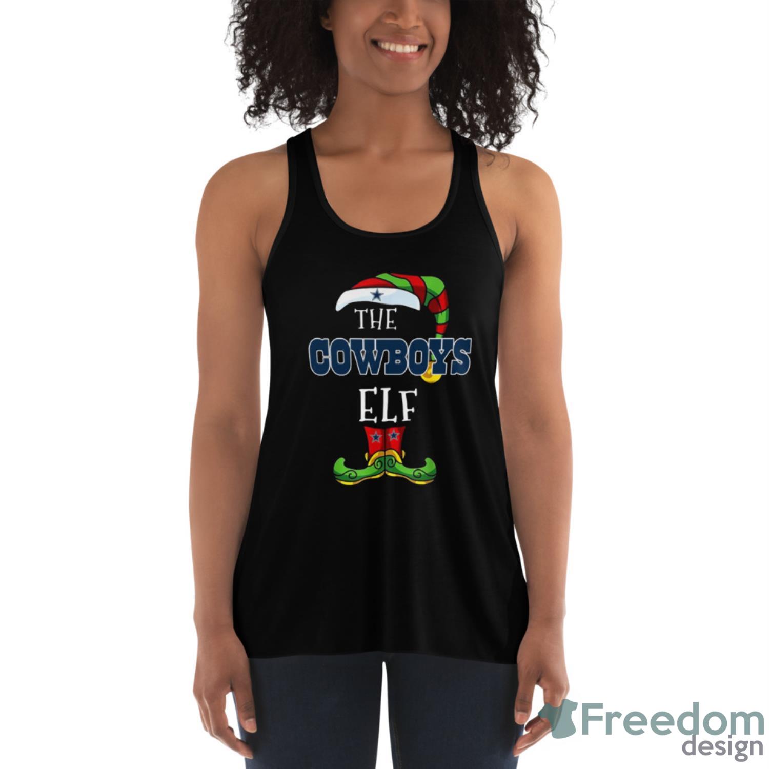 Dallas Cowboys Christmas ELF Funny NFL T Shirt - Freedomdesign