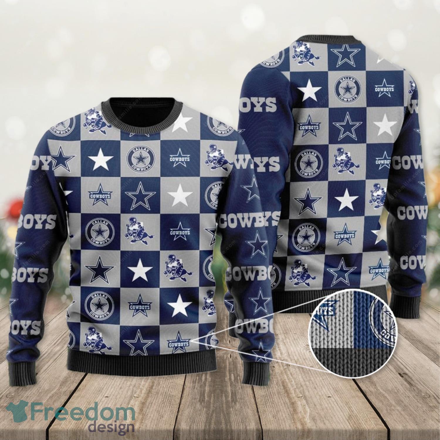 Dallas Cowboys Nfl Dallas Cowboys Ugly Christmas Sweater - Freedomdesign