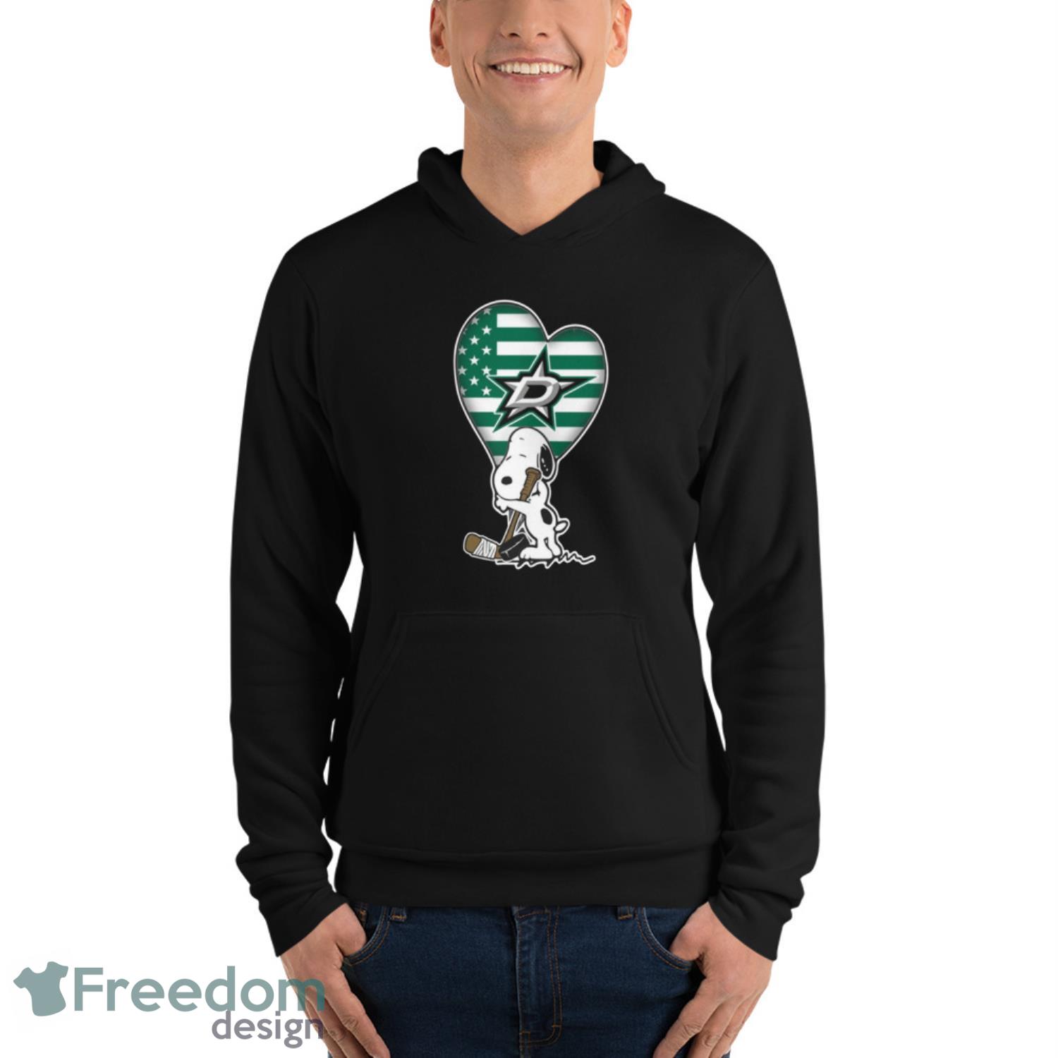 Dallas Stars NHL Hockey The Peanuts Movie Adorable Snoopy T Shirt - Unisex Fleece Pullover Hoodie Dallas Stars NHL Hockey The Peanuts Movie Adorable Snoopy T Shirt - Unisex Fleece Pullover Hoodie