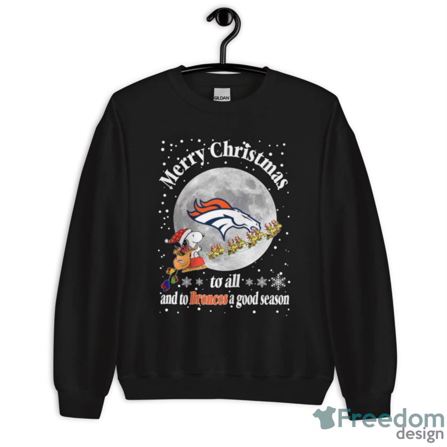 Denver Broncos Merry Christmas Nfl Football Sports Shirt