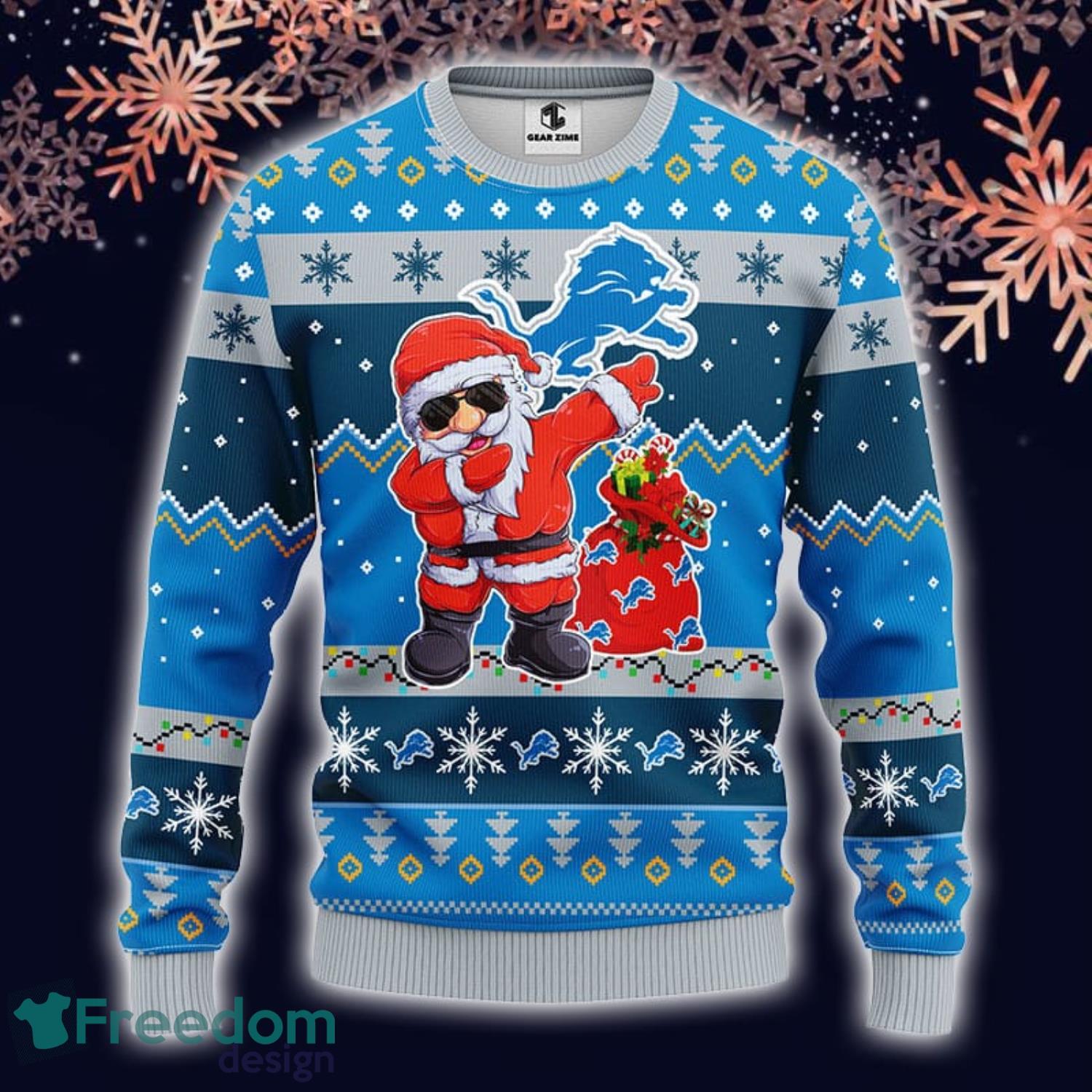 Atlanta Falcons NFL Team Dabbing Santa Claus Funny Ugly Christmas Sweater  Sport Fans Men And Women Christmas Gift