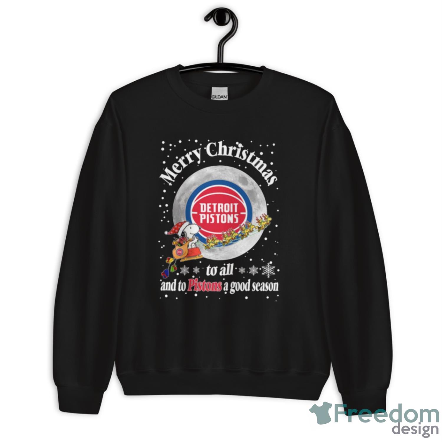 Detroit Pistons Merry Christmas To All And To Pistons A Good Season NBA Basketball Sports T Shirt - Unisex Heavy Blend Crewneck Sweatshirt Detroit Pistons Merry Christmas To All And To Pistons A Good Season NBA Basketball Sports T Shirt - Unisex Heavy Blend Crewneck Sweatshirt