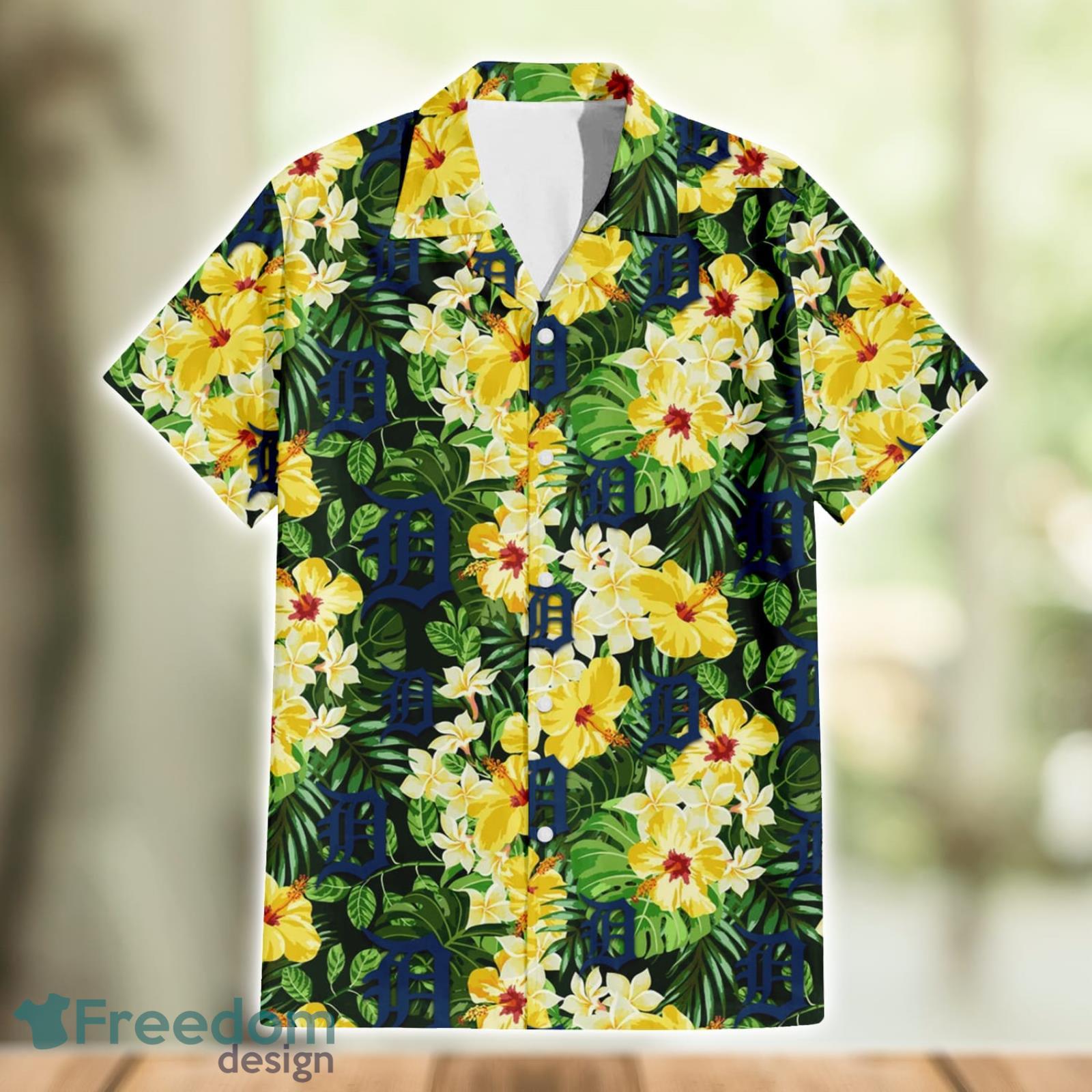 Detroit Tigers MLB Flower Summer Personalized Hawaiian Shirt